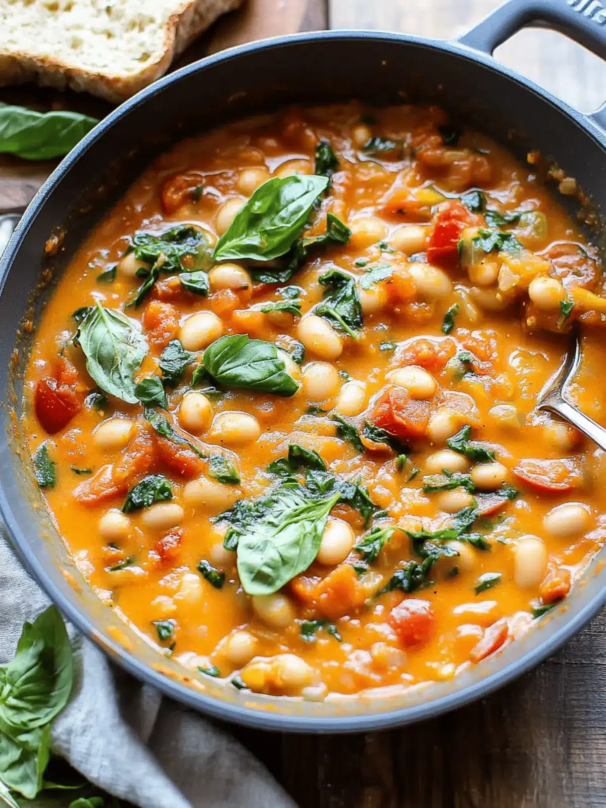 Creamy Tomato White Bean Stew Ready in 25 Minutes or Less 2 Creamy Tomato White Bean Stew