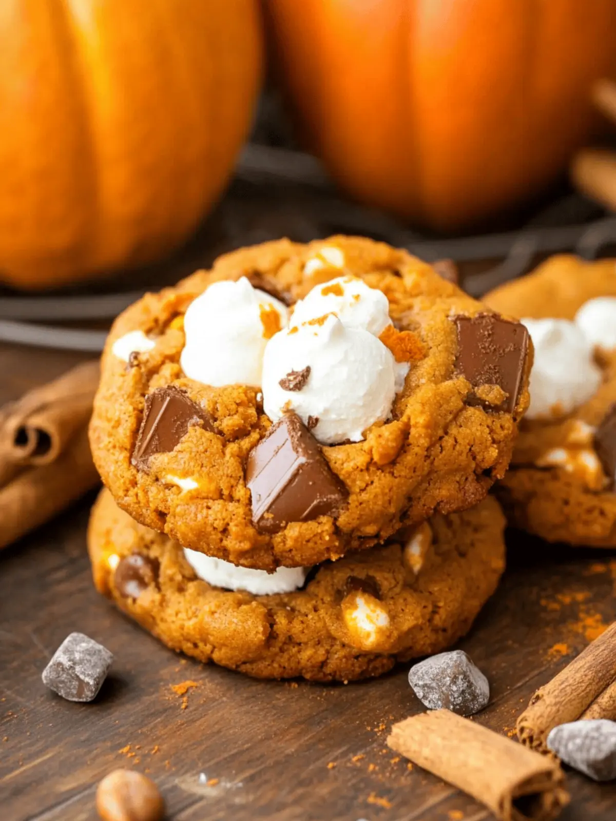 Pumpkin S’mores Cookies That Will Warm Your Fall Evenings 2 Pumpkin S’mores Cookies