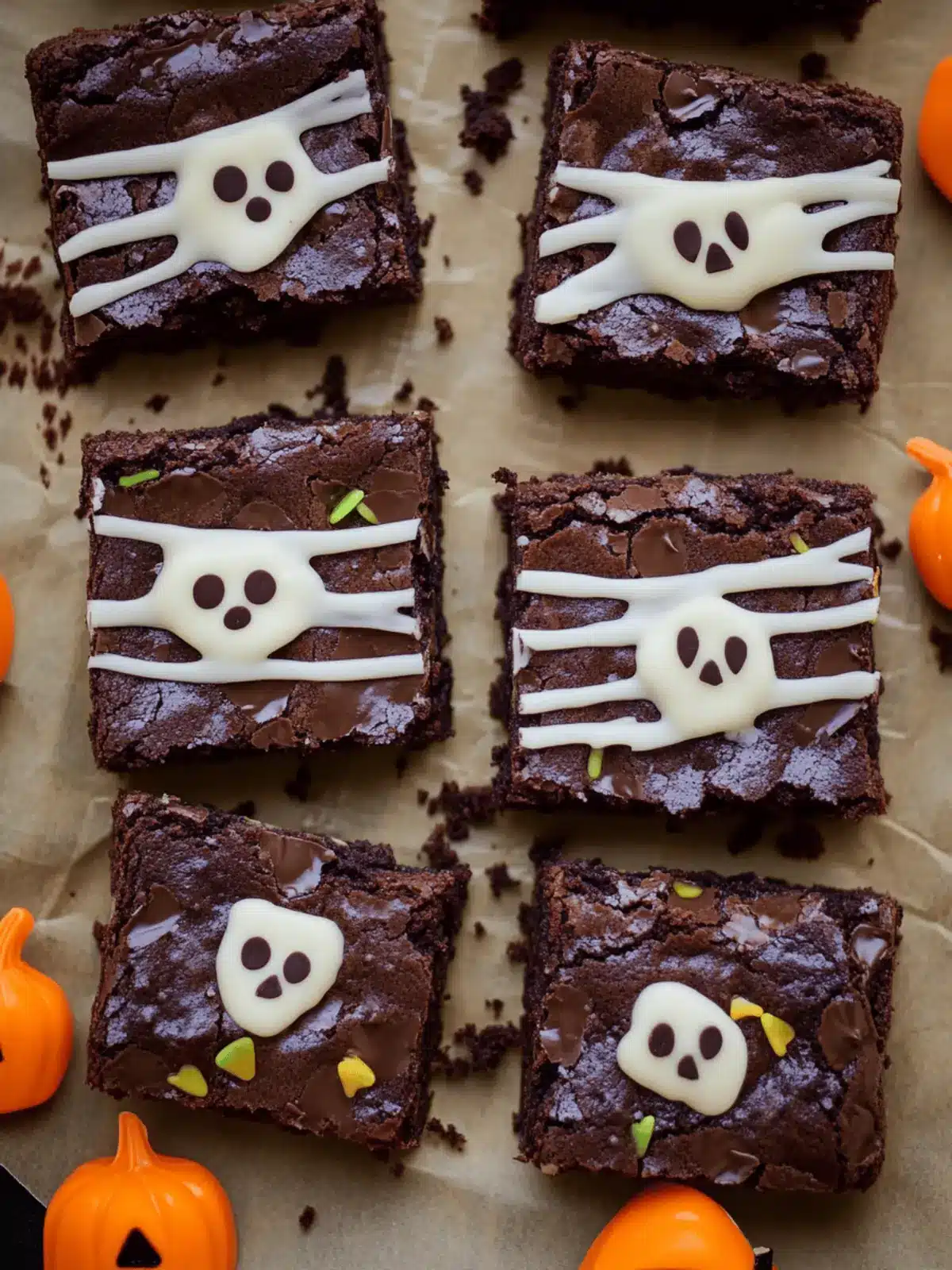 Spooky Halloween Brownies: 3 Fun Variations to Try! 2 Halloween Brownies
