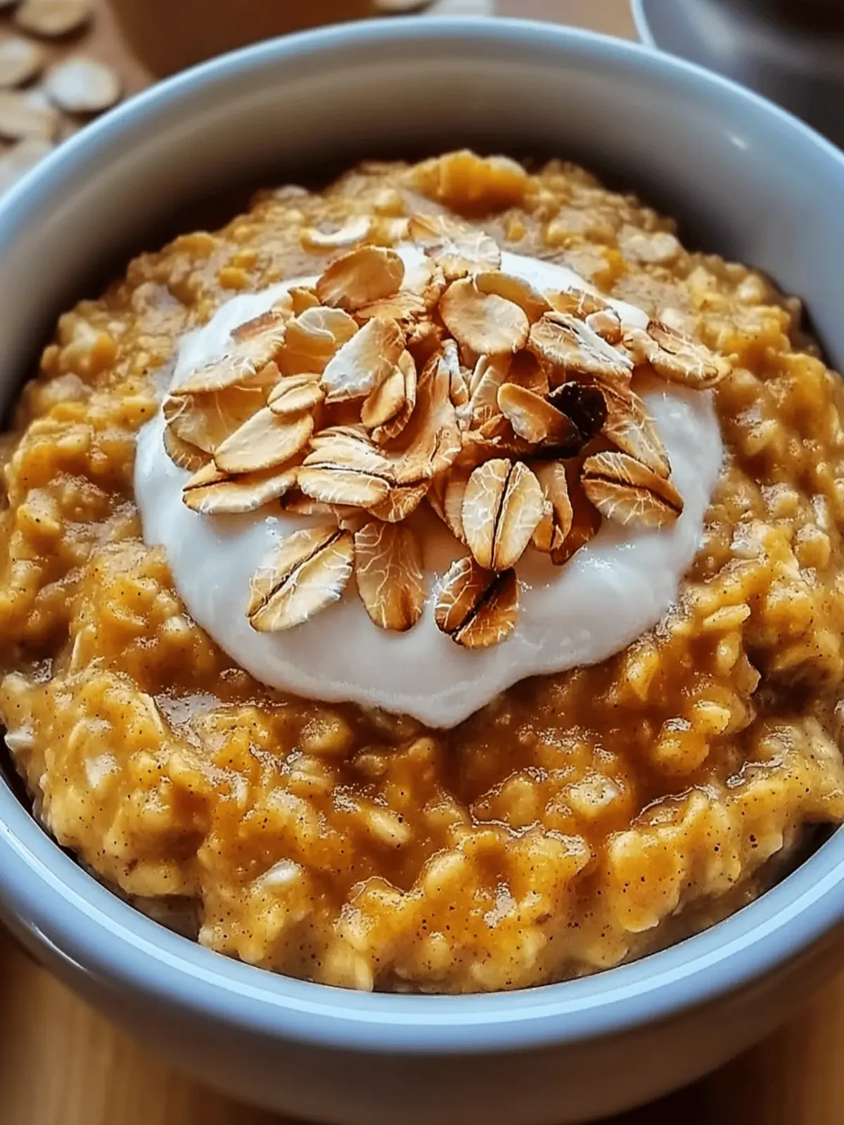 Cozy Warm Spiced Pumpkin Oatmeal for Heartwarming Mornings 4 Warm Spiced Pumpkin Oatmeal