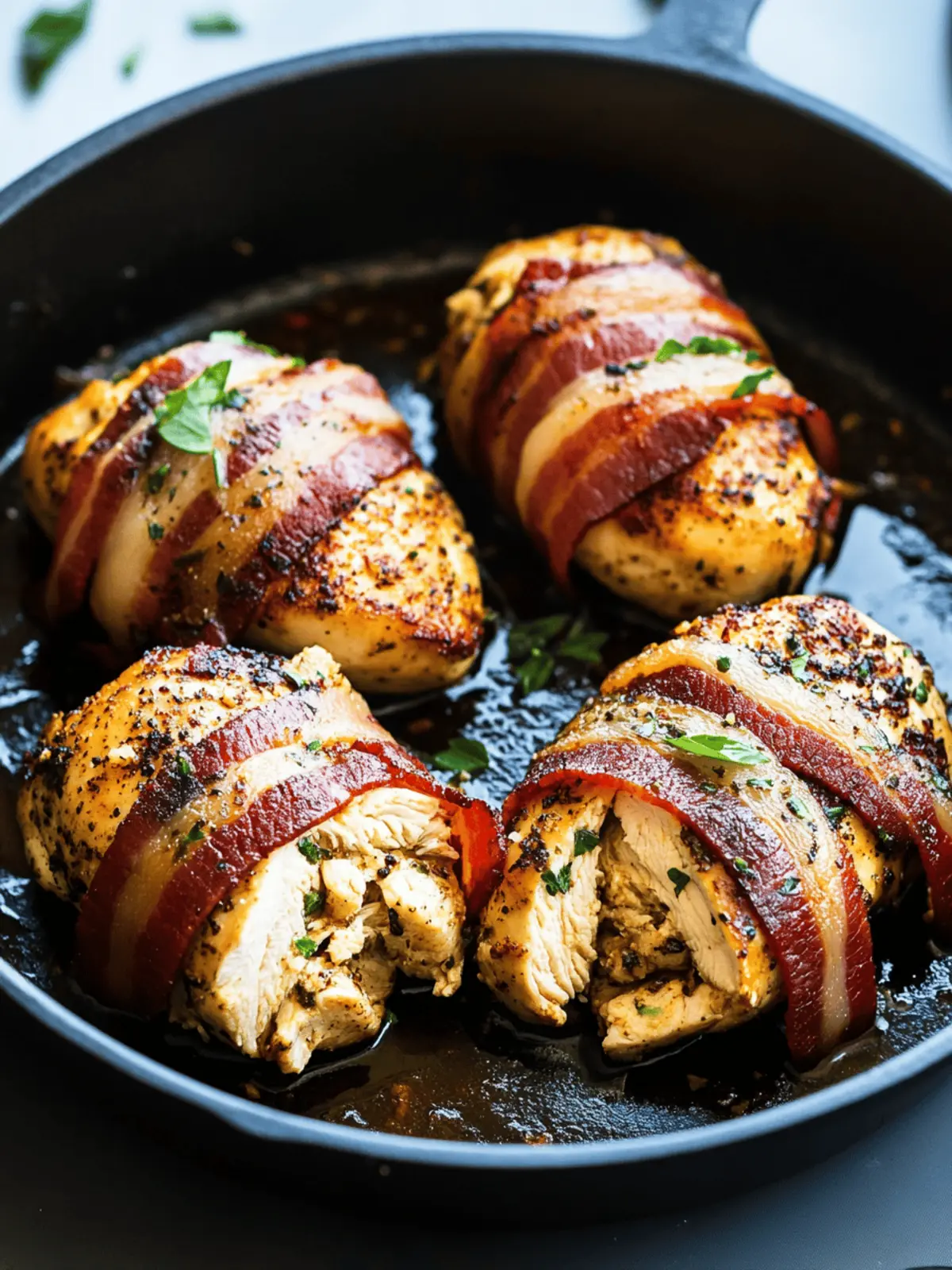 Bacon-Wrapped Chicken Breast: A Savory Home-Cooked Delight 2 Chicken Breast with Bacon