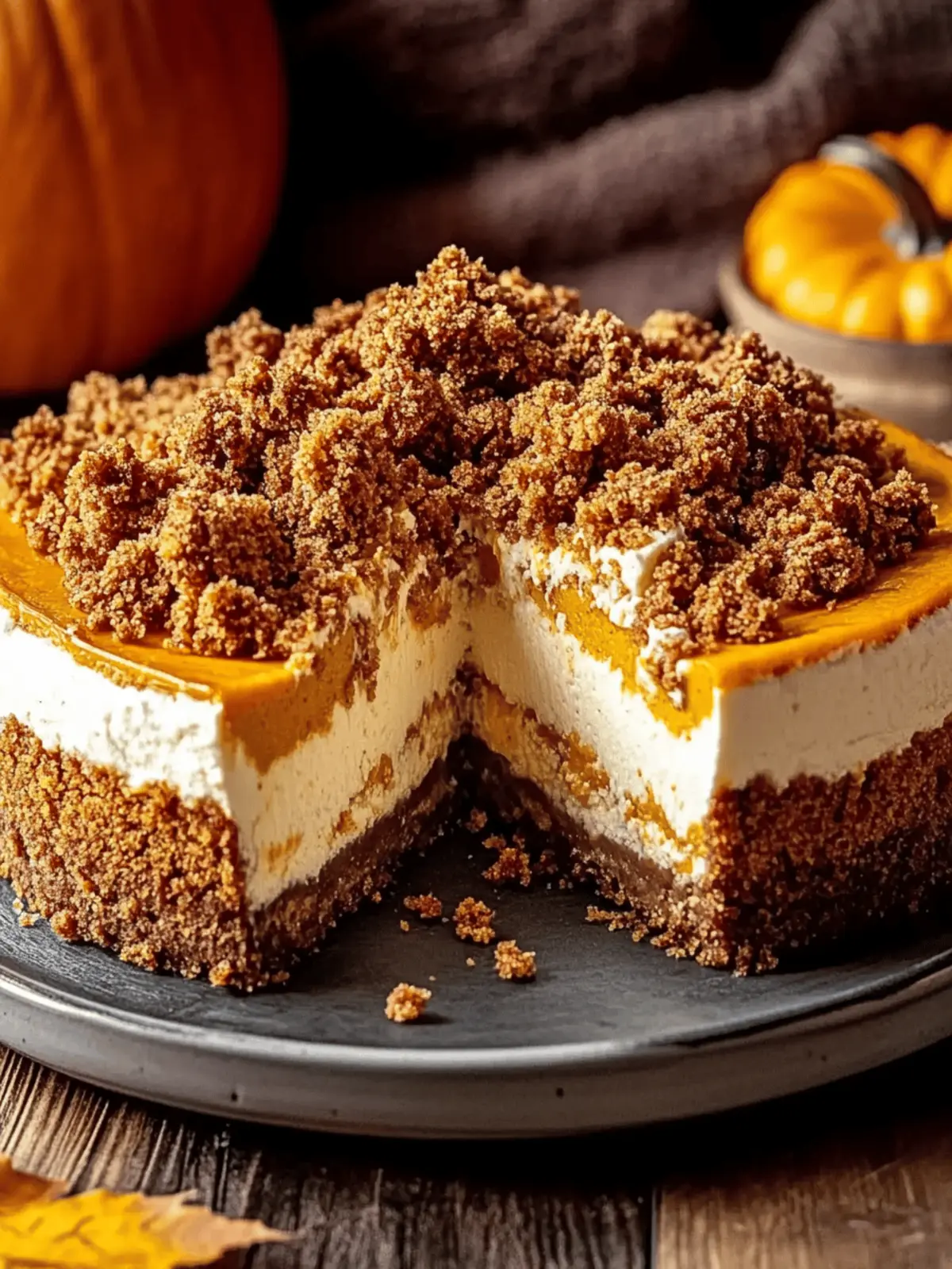 Irresistible Pumpkin Streusel Cheesecake for Cozy Fall Nights 2 Pumpkin Streusel Cheesecake