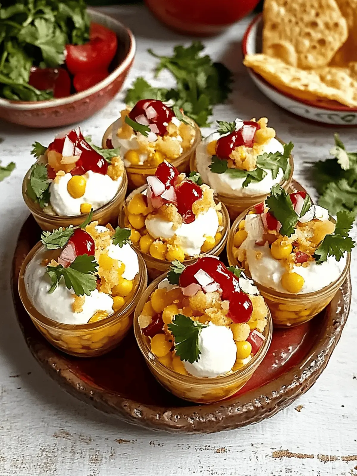Healthy Papdi Chaat Appetizer Cups for Flavor-Packed Fun 3 Papdi Chaat Appetizer Cups