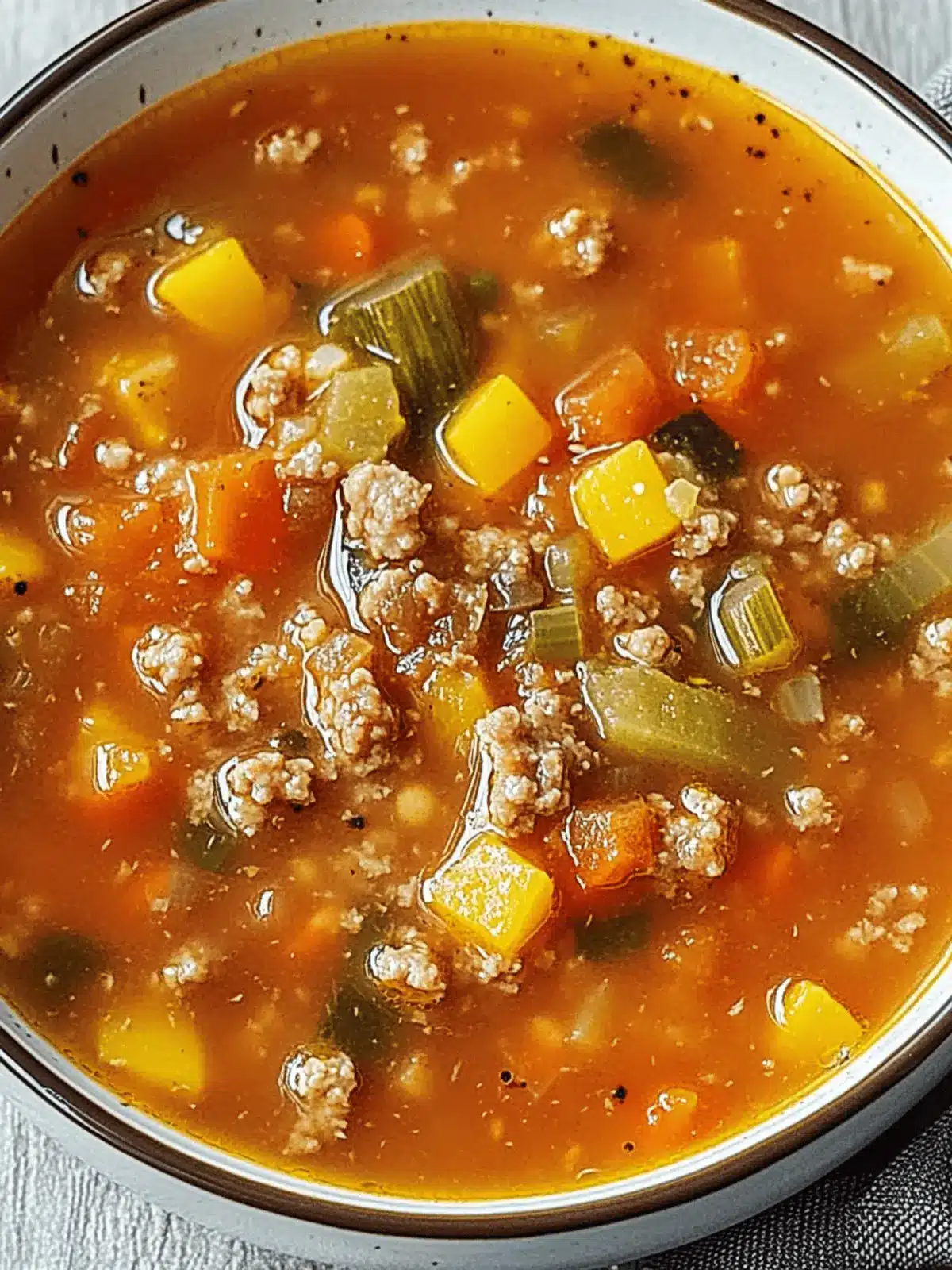 Tomato Hamburger Vegetable Soup: Ultimate Comfort in a Bowl 5 Tomato Hamburger Vegetable Soup