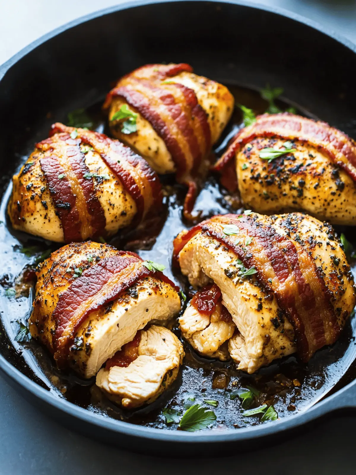 Bacon-Wrapped Chicken Breast: A Savory Home-Cooked Delight 5 Chicken Breast with Bacon