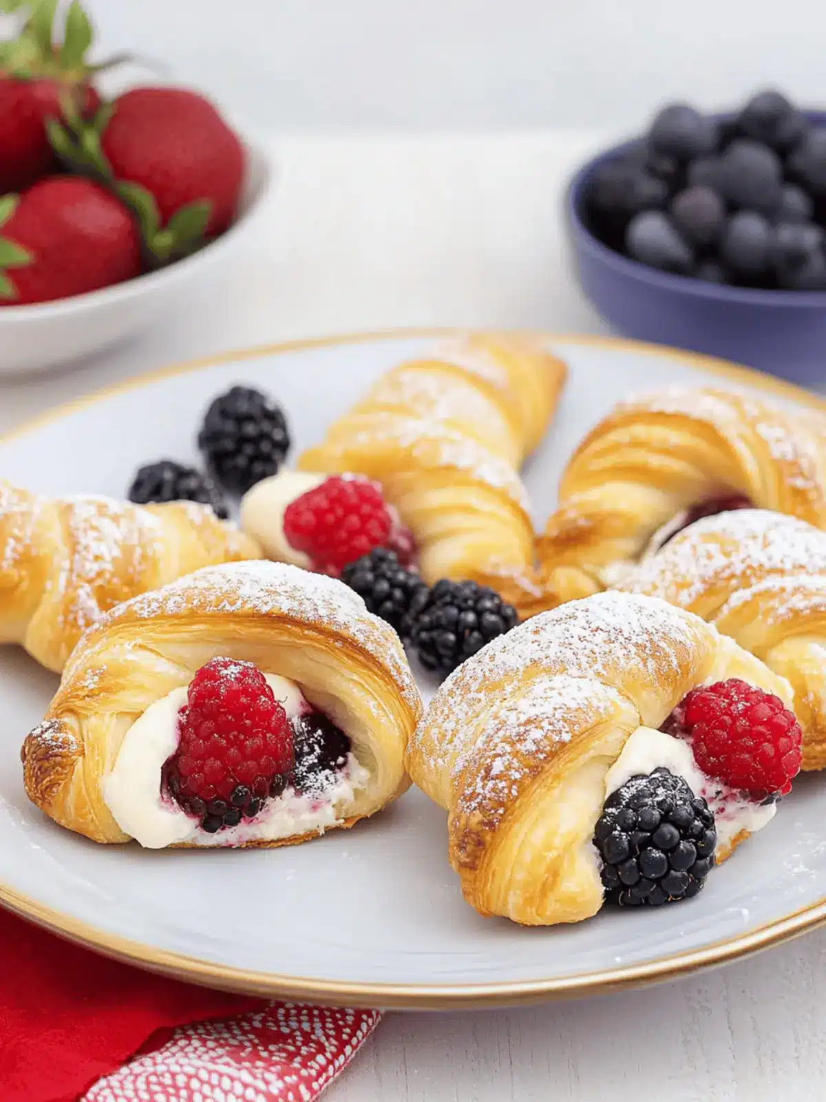 Irresistible Stuffed Cream Cheese Crescent Rolls With Berries 2 Stuffed Cream Cheese Crescent Rolls With Berries