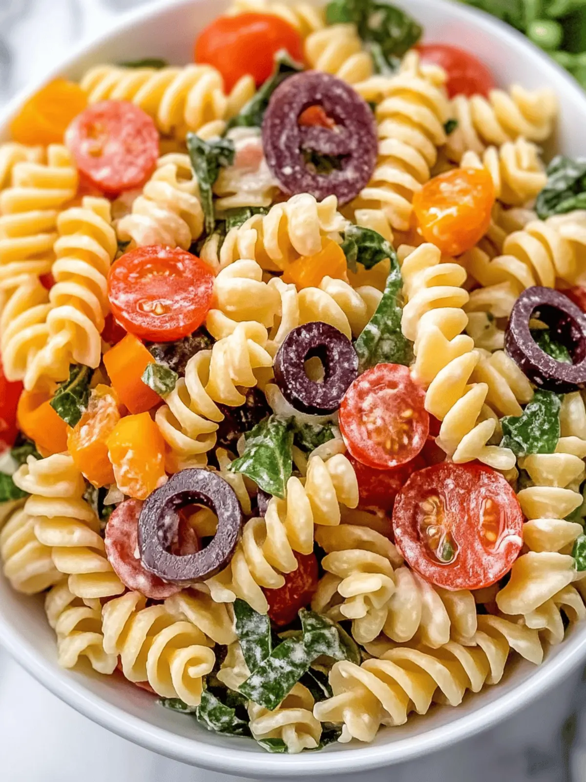 Italian Tri Color Pasta Salad – Easy, Flavorful Summer Delight 2 Italian Tri Color Pasta Salad