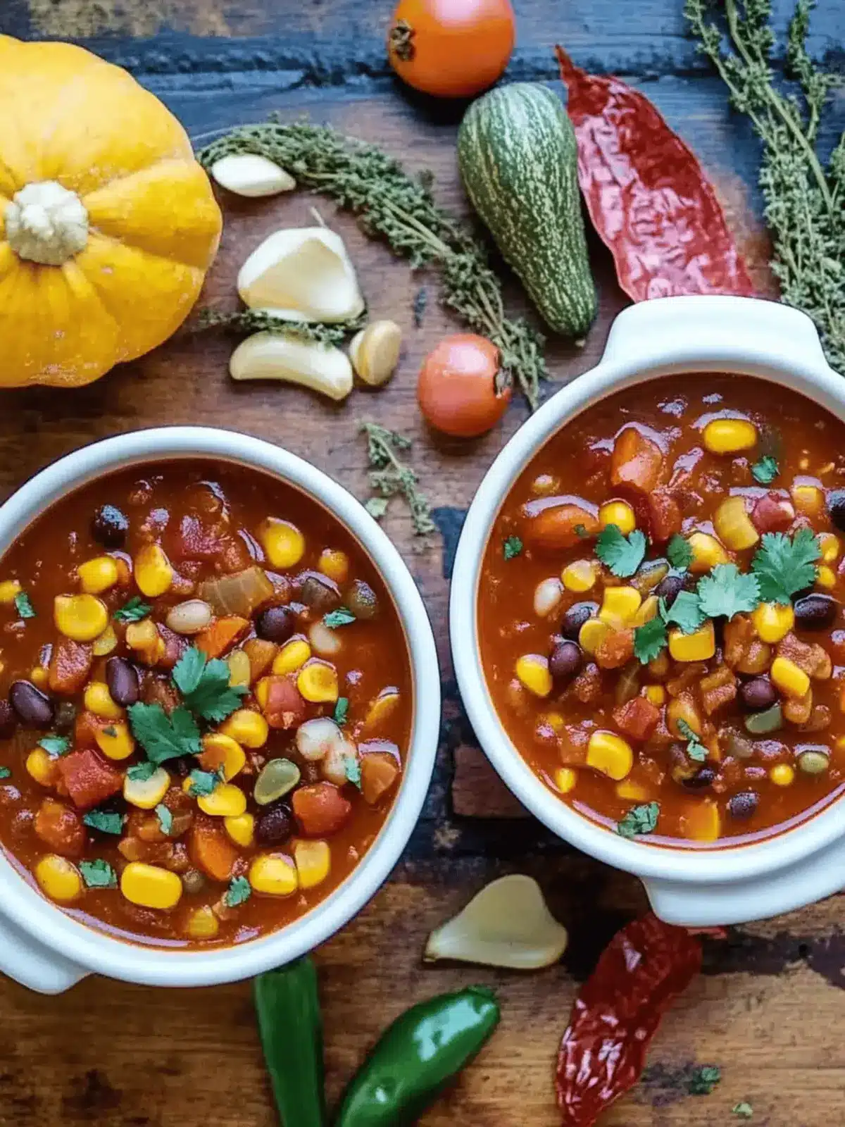 Delicious Vegan Three Sisters Chili for Cozy Comfort Evenings 3 Vegan Three Sisters Chili