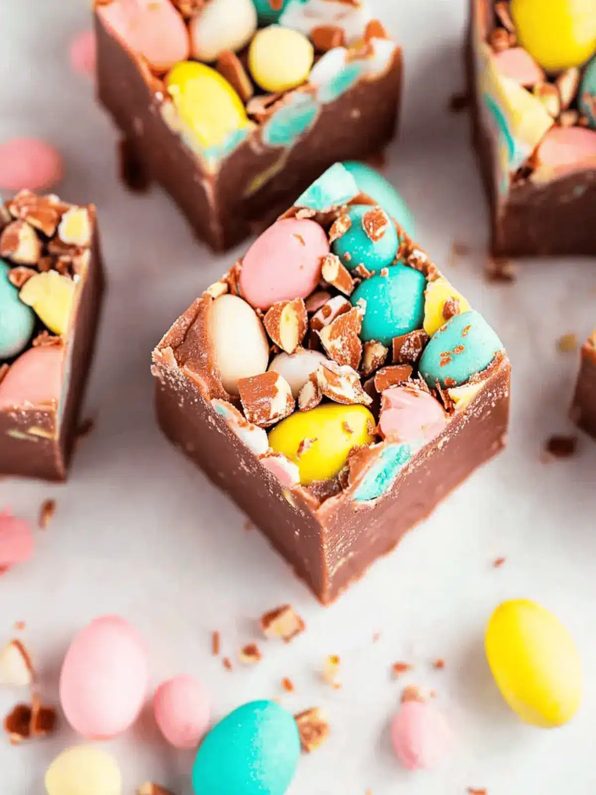 Creamy Robin Egg Fudge: 3 Ingredients of Easter Delight 5 Robin Egg Fudge