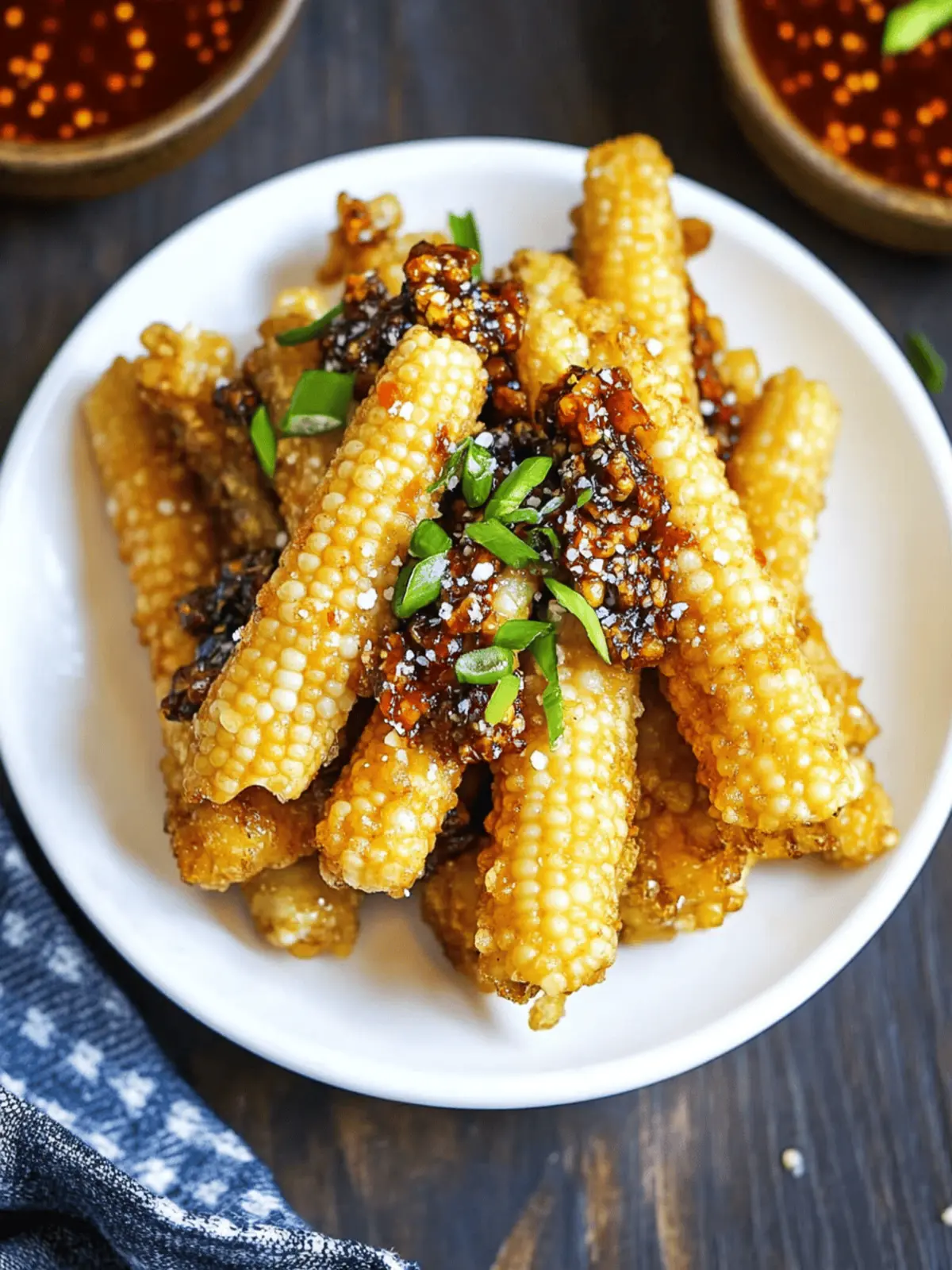 Crispy Baby Corn with Spicy Chili Garlic Glaze You’ll Love 2 Crispy Baby Corn