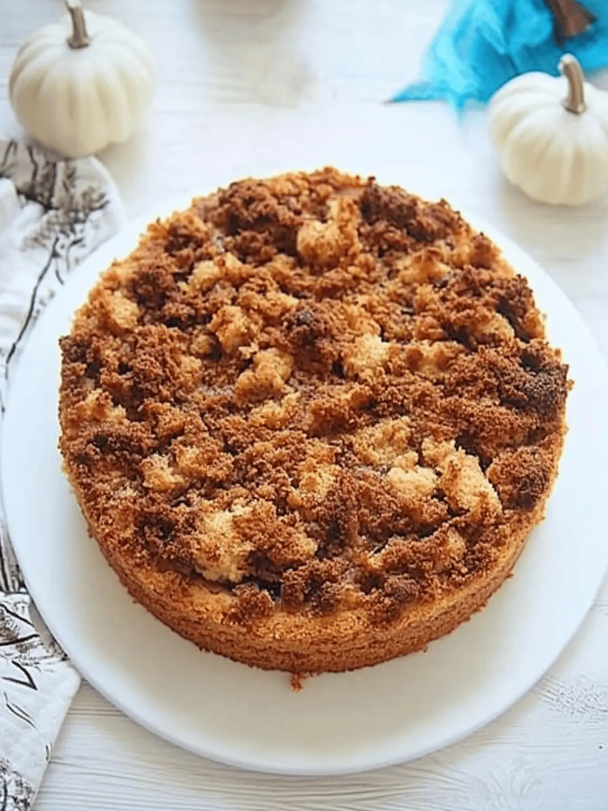 Low Carb Pumpkin Coffee Cake with Cream Cheese Bliss 3 Pumpkin Coffee Cake
