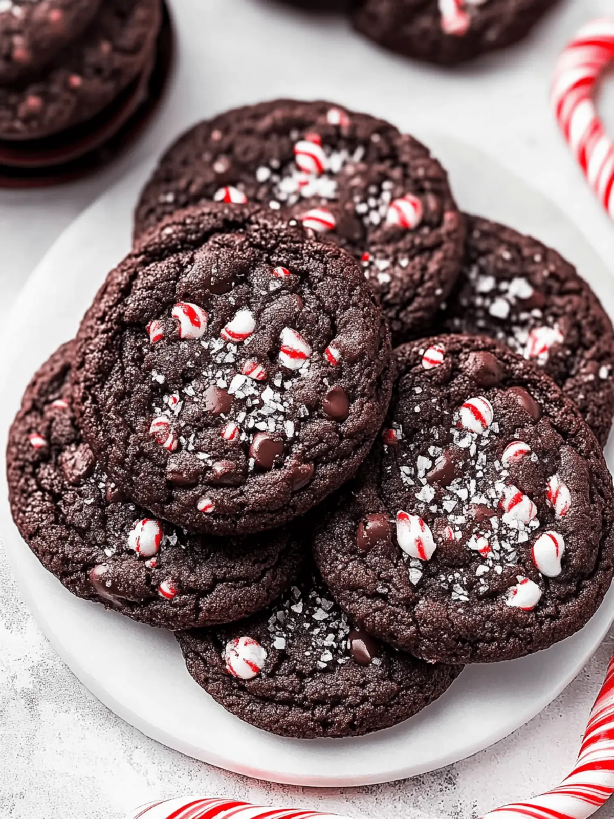 Double Chocolate Peppermint Cookies: Chewy Holiday Bliss 4 Double Chocolate Peppermint Cookies