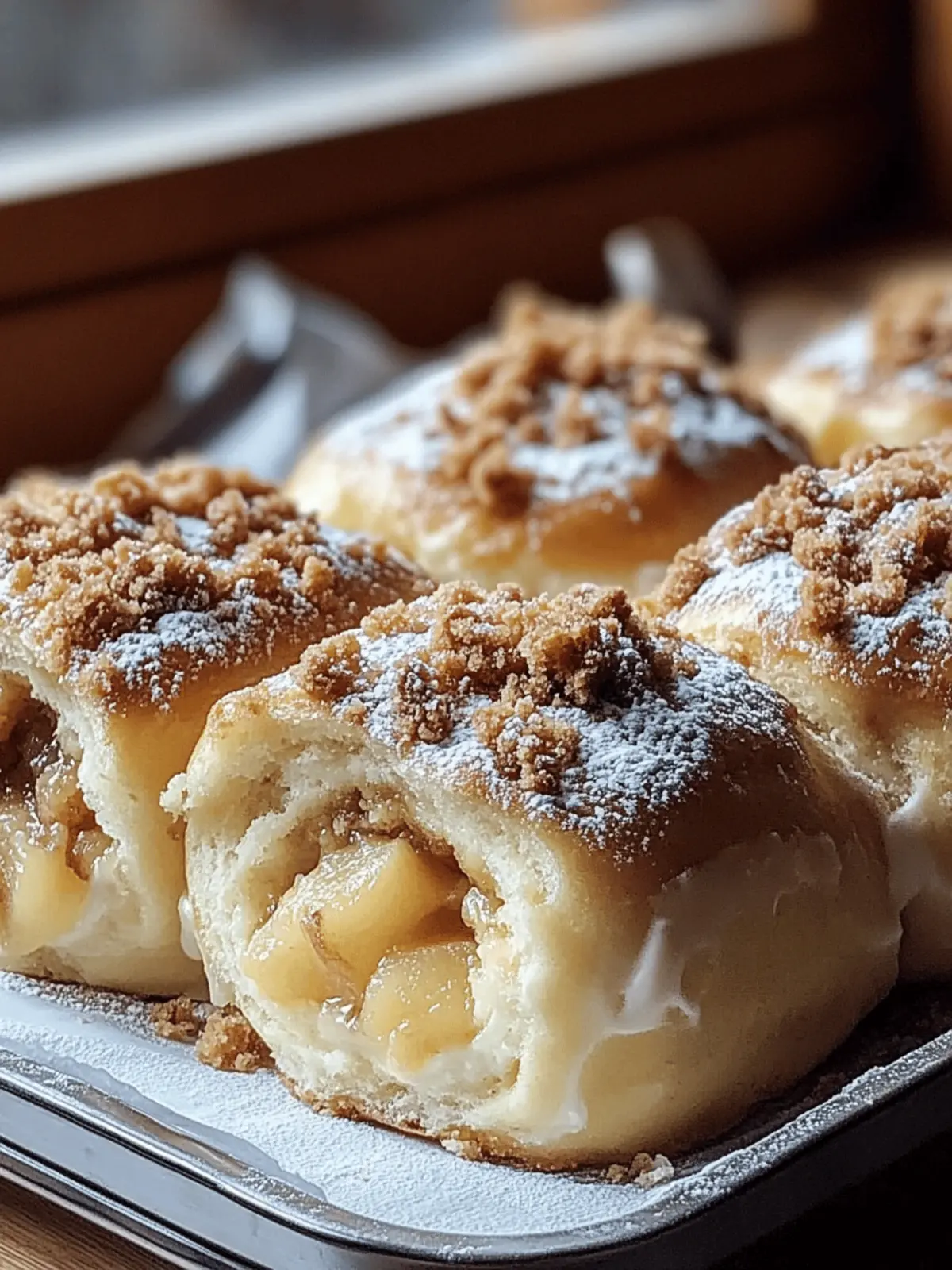 Deliciously Irresistible Apple Cheesecake Crumble Buns Recipe 2 Apple Cheesecake Crumble Buns