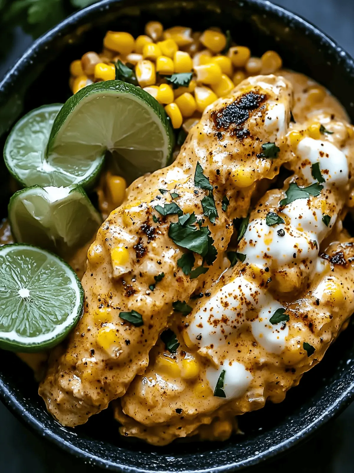 Slow Cooker Street Corn Chicken: Creamy Breeze of Flavor 2 Slow Cooker Street Corn Chicken