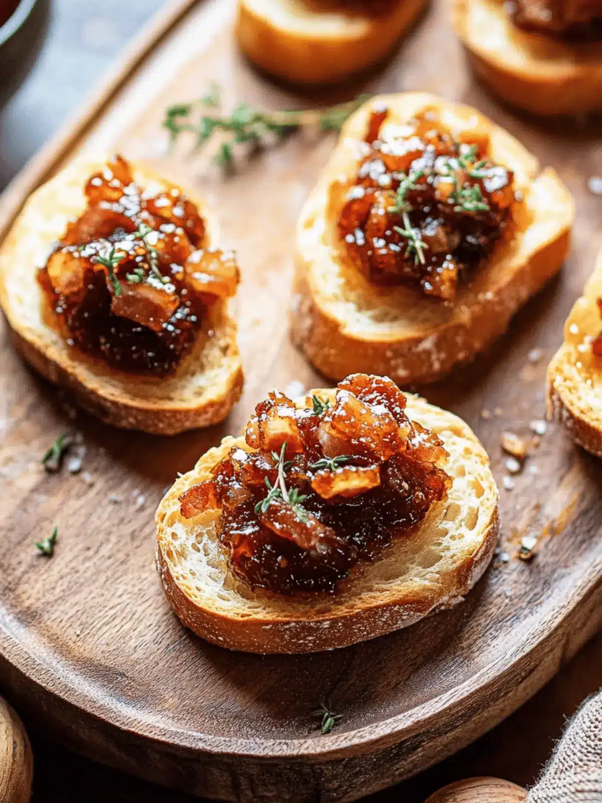 Bourbon Bacon Jam Crostini: Elevate Your Entertaining Game 2 Bourbon Bacon Jam Crostini