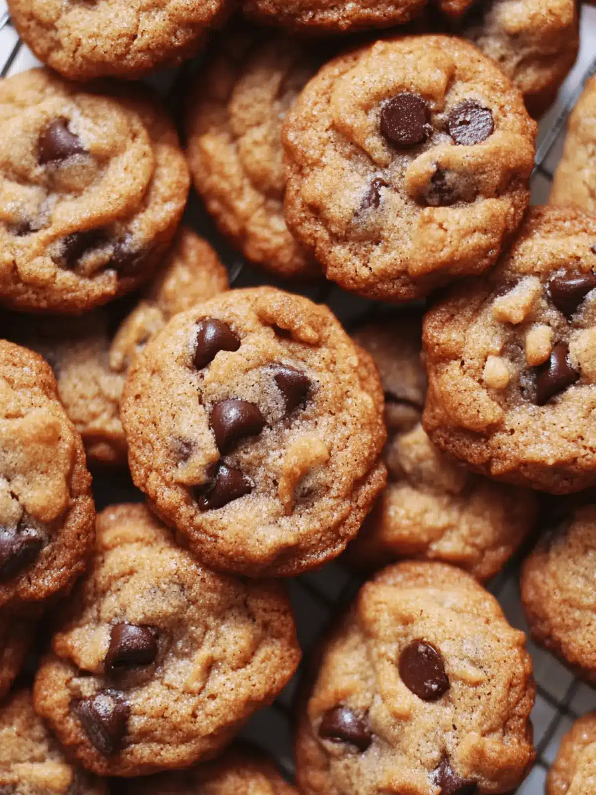 Irresistible Mini Crunchy Chocolate Chip Cookies Recipe 5 Mini Crunchy Chocolate Chip Cookies