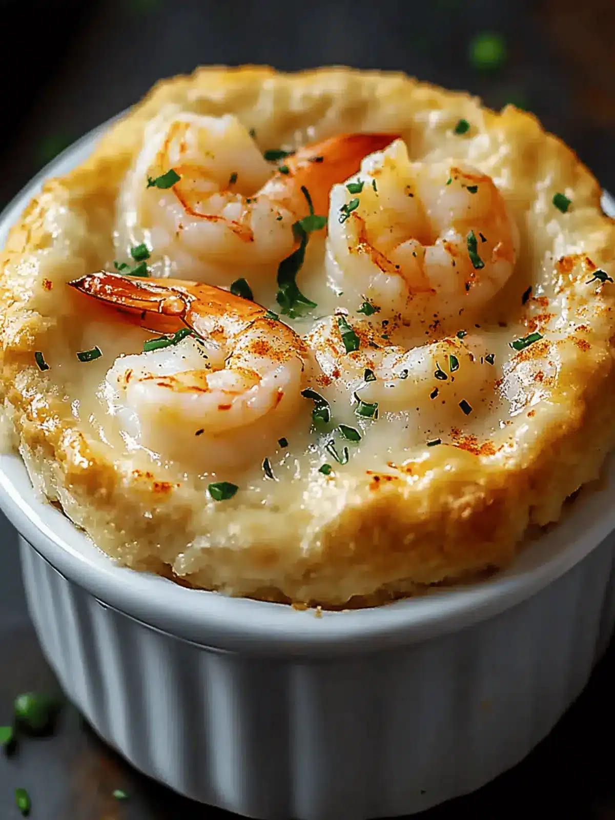 Savory Shrimp & Lobster Cheddar Bay Biscuit Pot Pie Delight 3 Shrimp & Lobster Cheddar Bay Biscuit Pot Pie