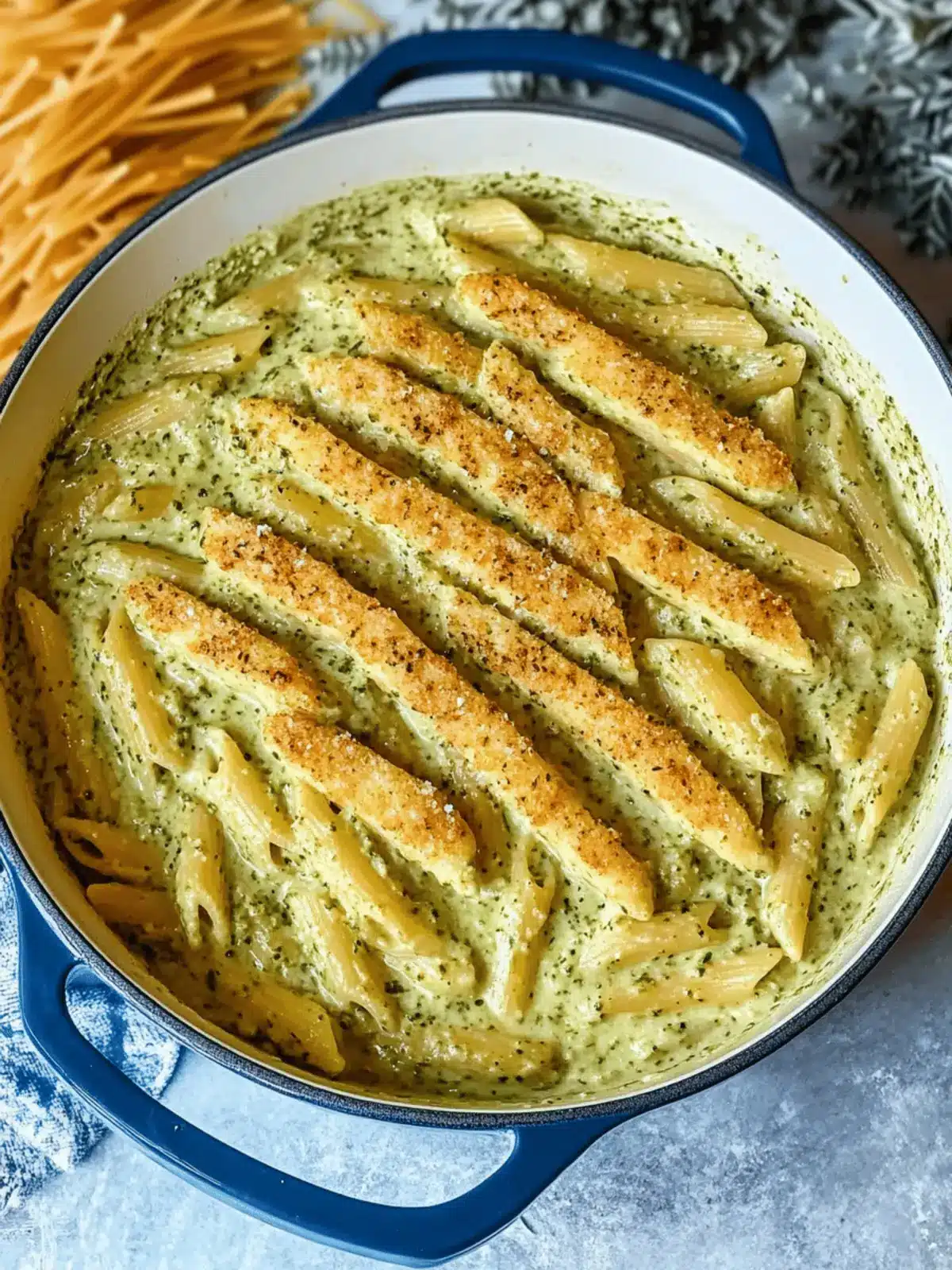 Creamy Pesto Sauce Pasta: A One-Pot Comfort Food Delight 3 Creamy Pesto Sauce Pasta