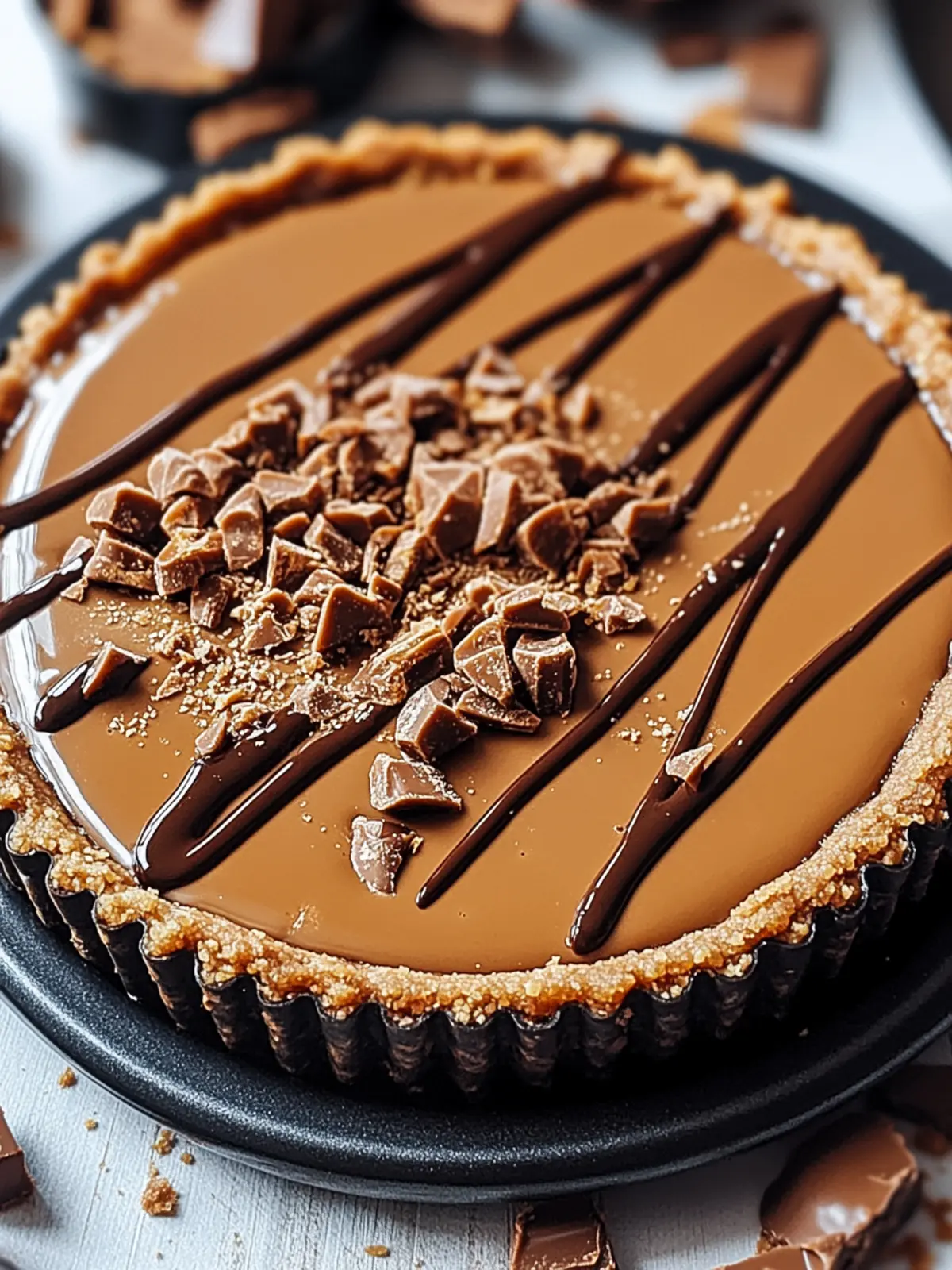 Decadent No-Bake Chocolate Biscoff Tart for Every Occasion 5 Chocolate Biscoff Tart