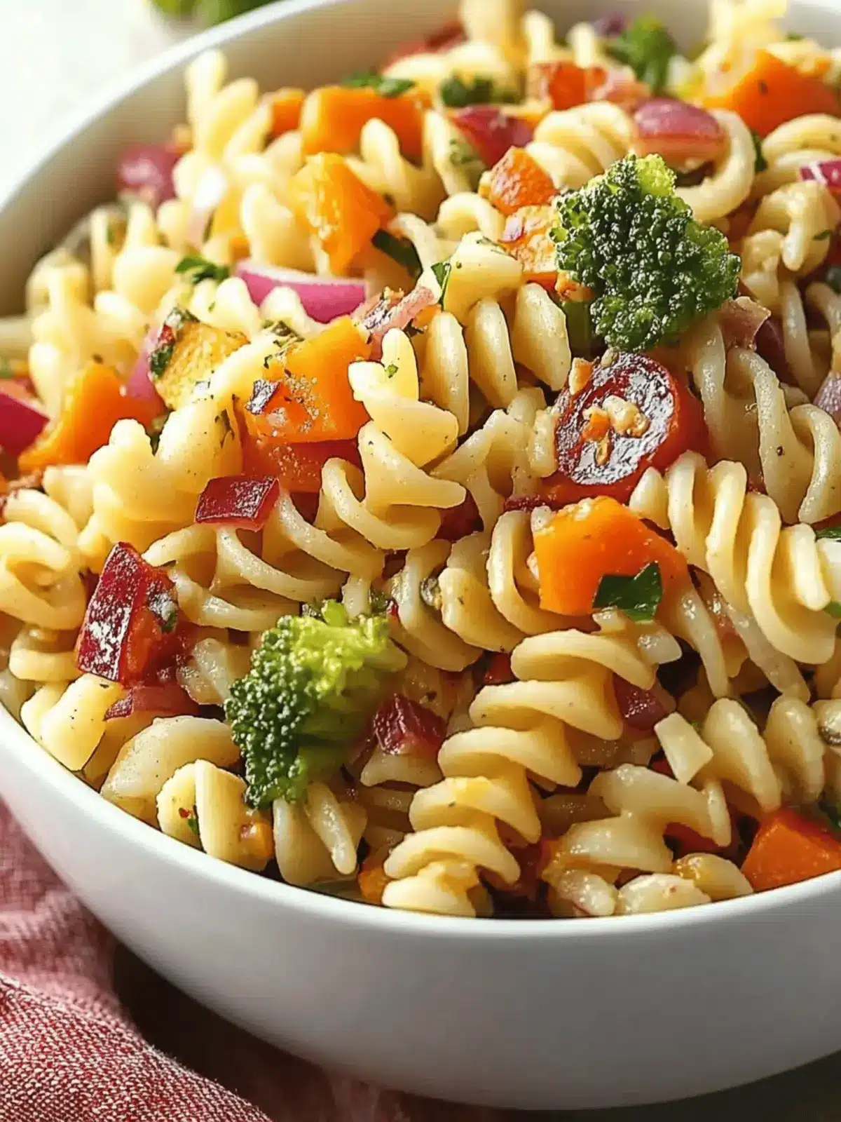 Fall Pasta Salad with Maple Vinaigrette for a Cozy Feast 5 Fall Pasta Salad