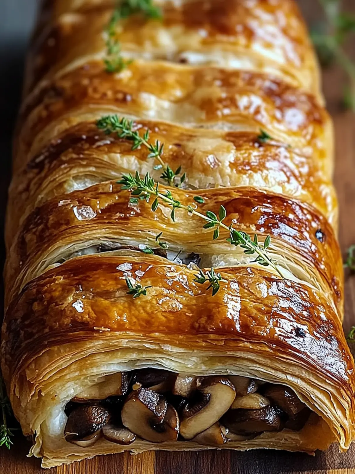 Mushroom & Gruyère Puff Pastry Braid for Cozy Gatherings 3 Mushroom & Gruyère Puff Pastry Braid