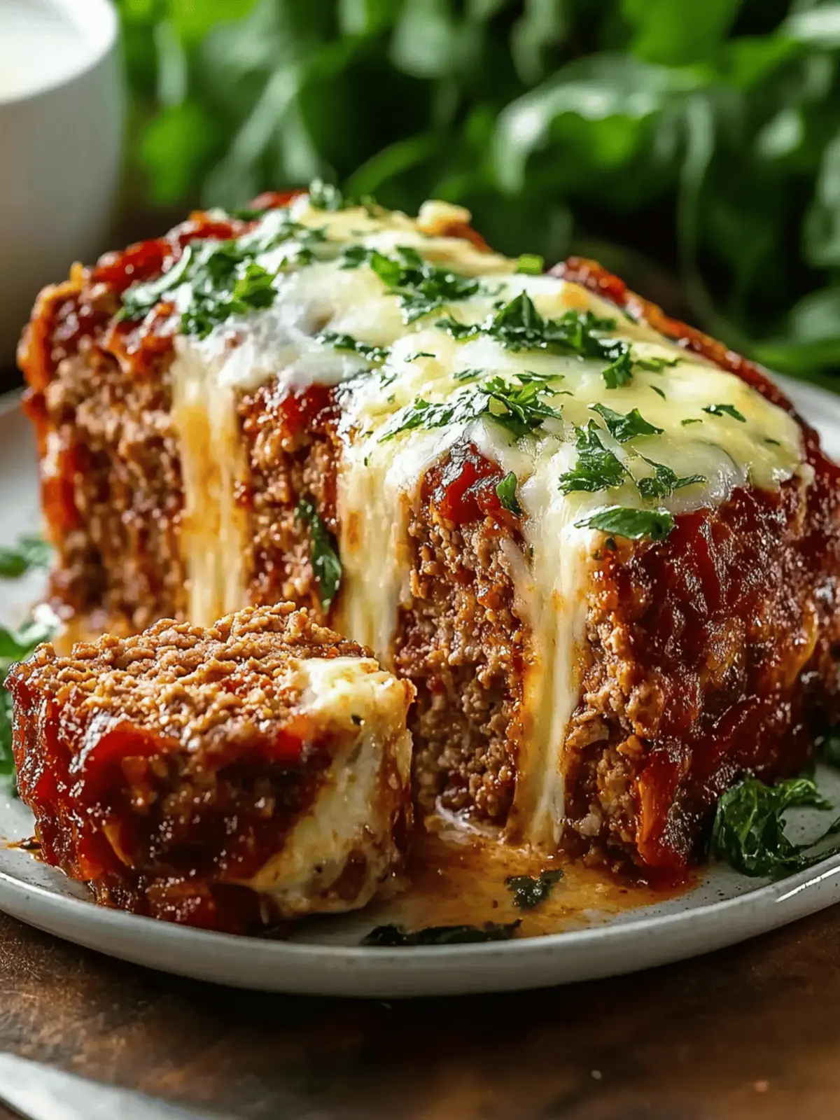 Cheesy Italian Meatloaf Recipe for a Cozy Dinner Night 3 Italian Meatloaf with Cheese