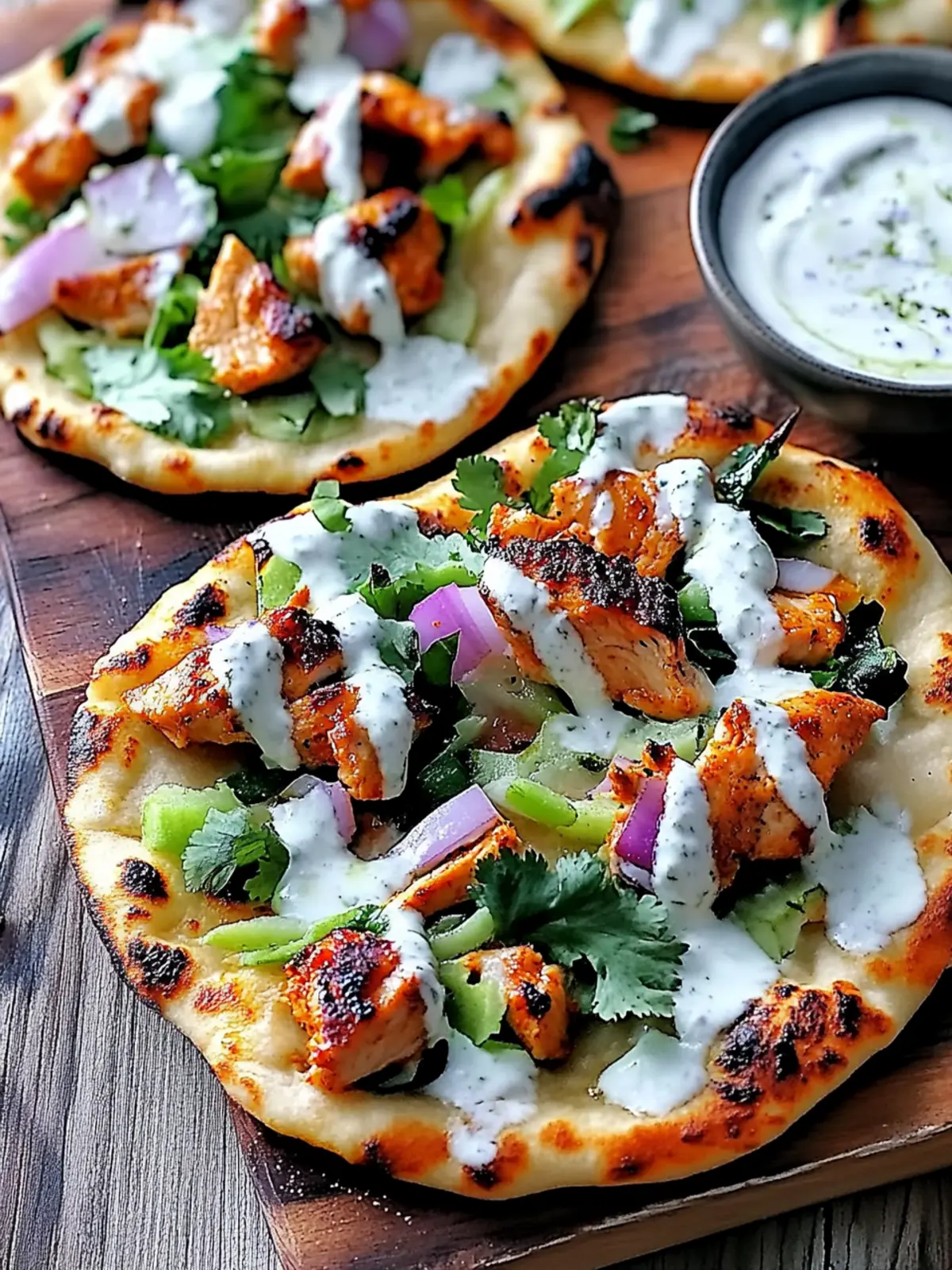 Tandoori Chicken Naan Pizza: Your New Favorite Dinner Adventure 2 Tandoori Chicken Naan Pizza