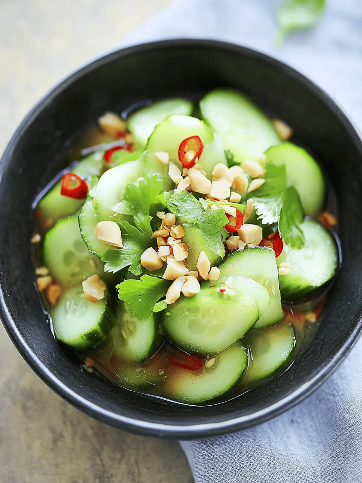 Fresh Thai Cucumber Salad: A Crunchy Twist on Flavor 5 Thai Cucumber Salad