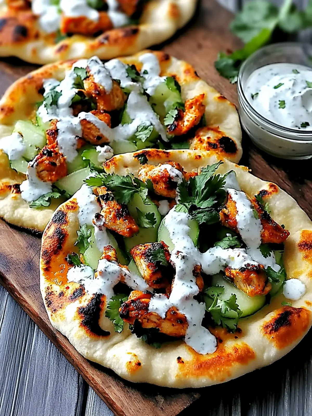 Tandoori Chicken Naan Pizza: Your New Favorite Dinner Adventure 3 Tandoori Chicken Naan Pizza