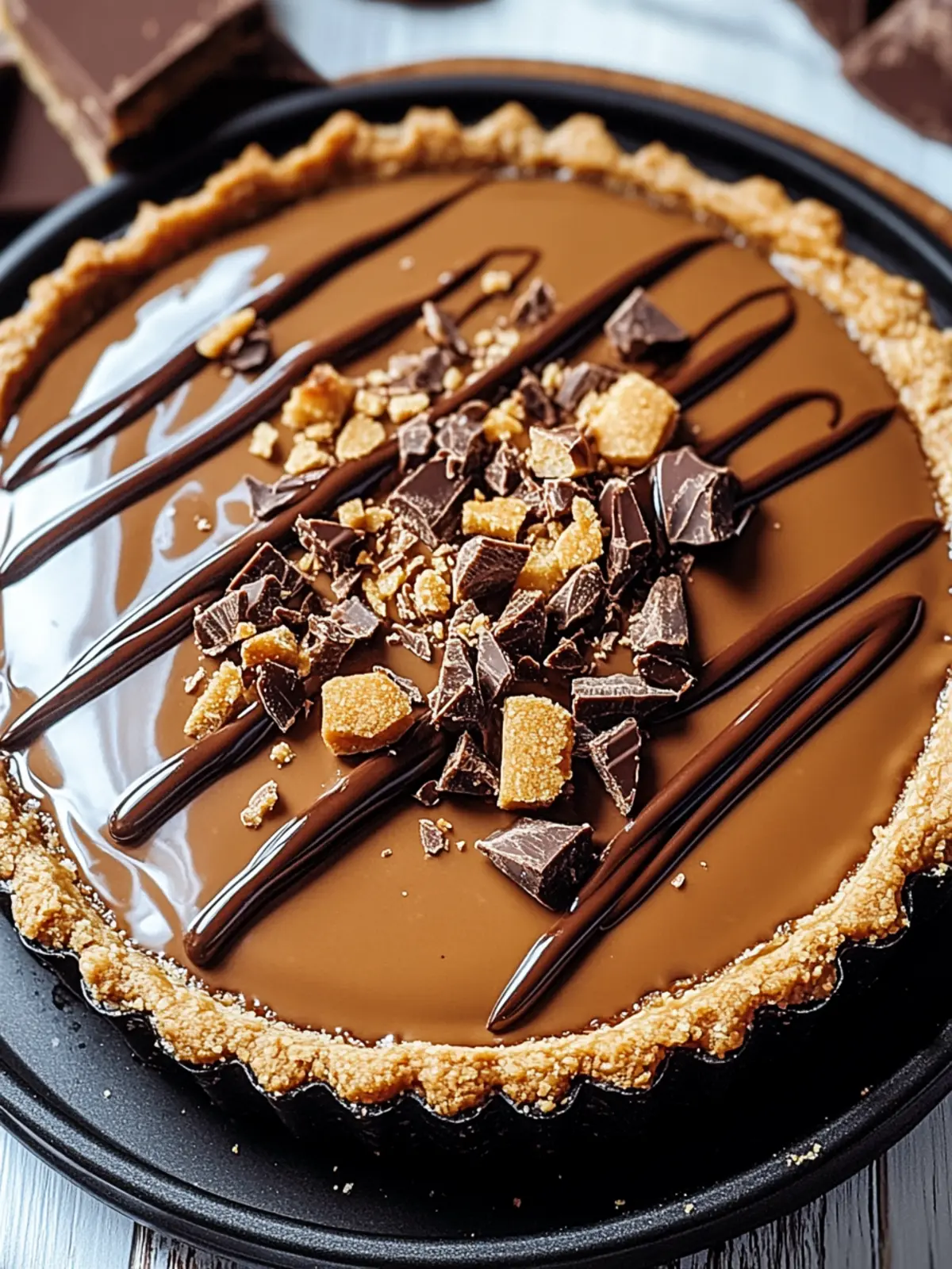 Decadent No-Bake Chocolate Biscoff Tart for Every Occasion 2 Chocolate Biscoff Tart