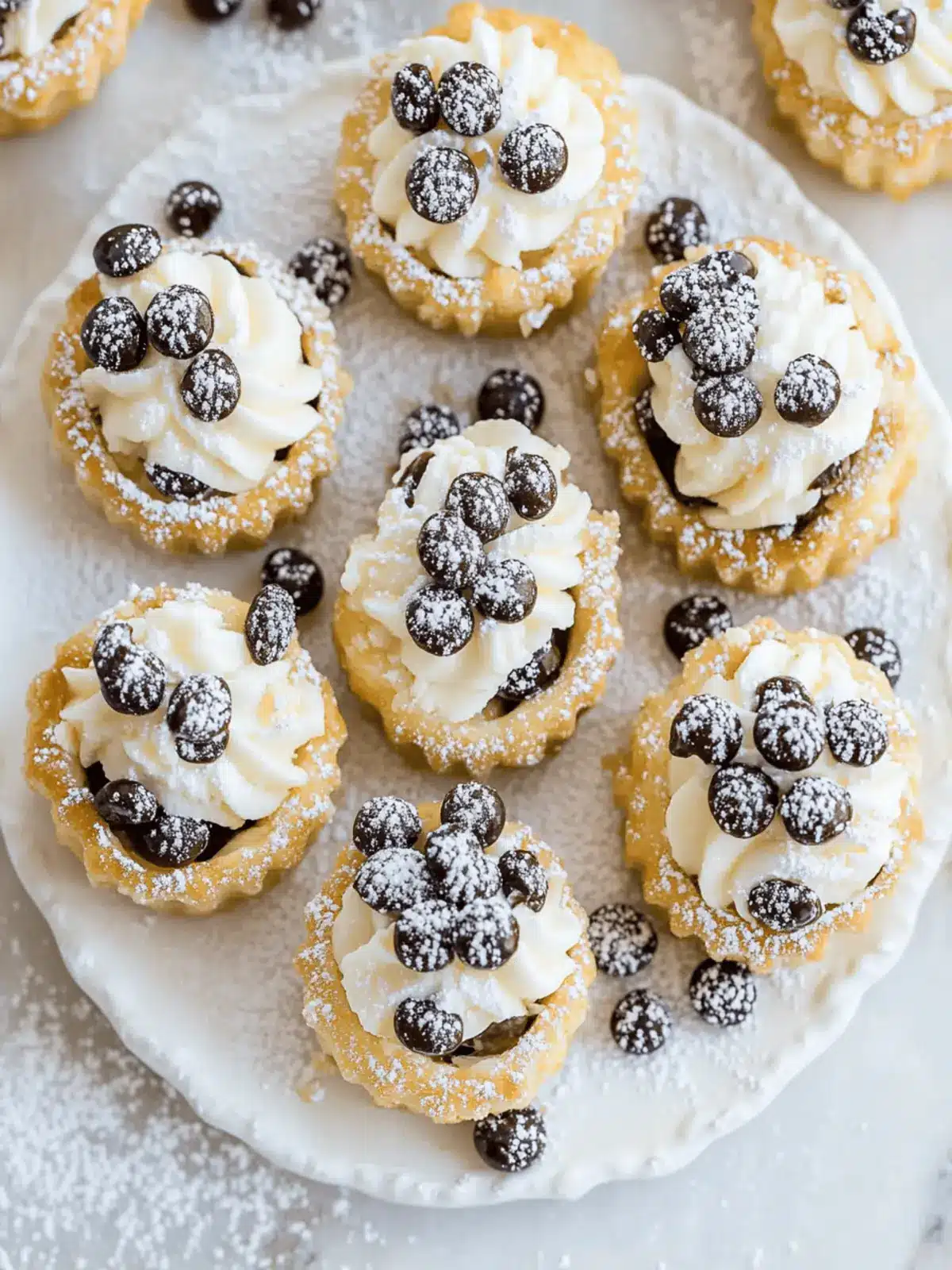 Mini Cannoli Bites: Irresistible Creamy Dessert Delights 2 Mini Cannoli Bites