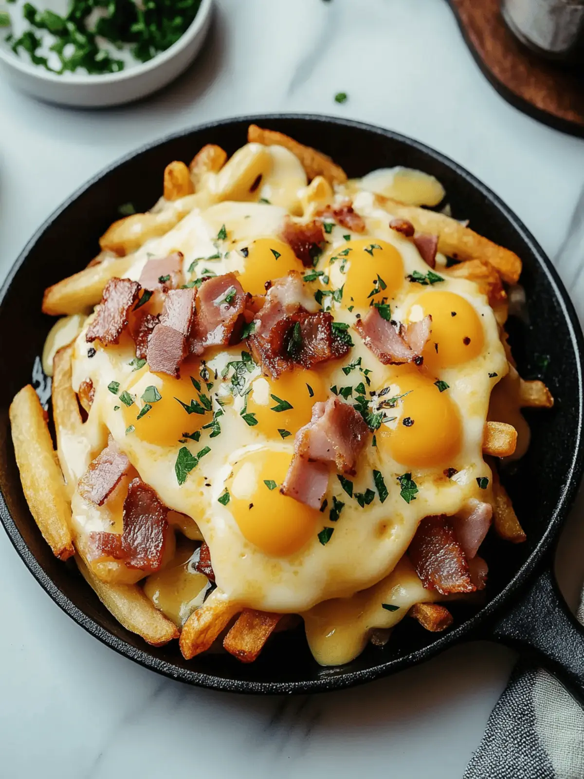 Irresistible Breakfast Poutine with Creamy Hollandaise Sauce 2 Breakfast Poutine with Hollandaise Sauce