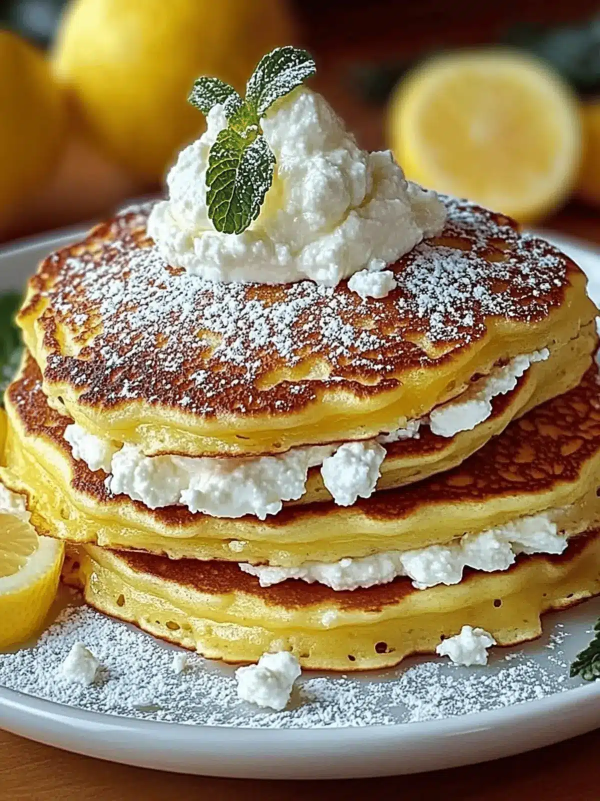 Lemon Ricotta Pancakes: Your New Fluffy Breakfast Obsession 2 Lemon Ricotta Pancakes