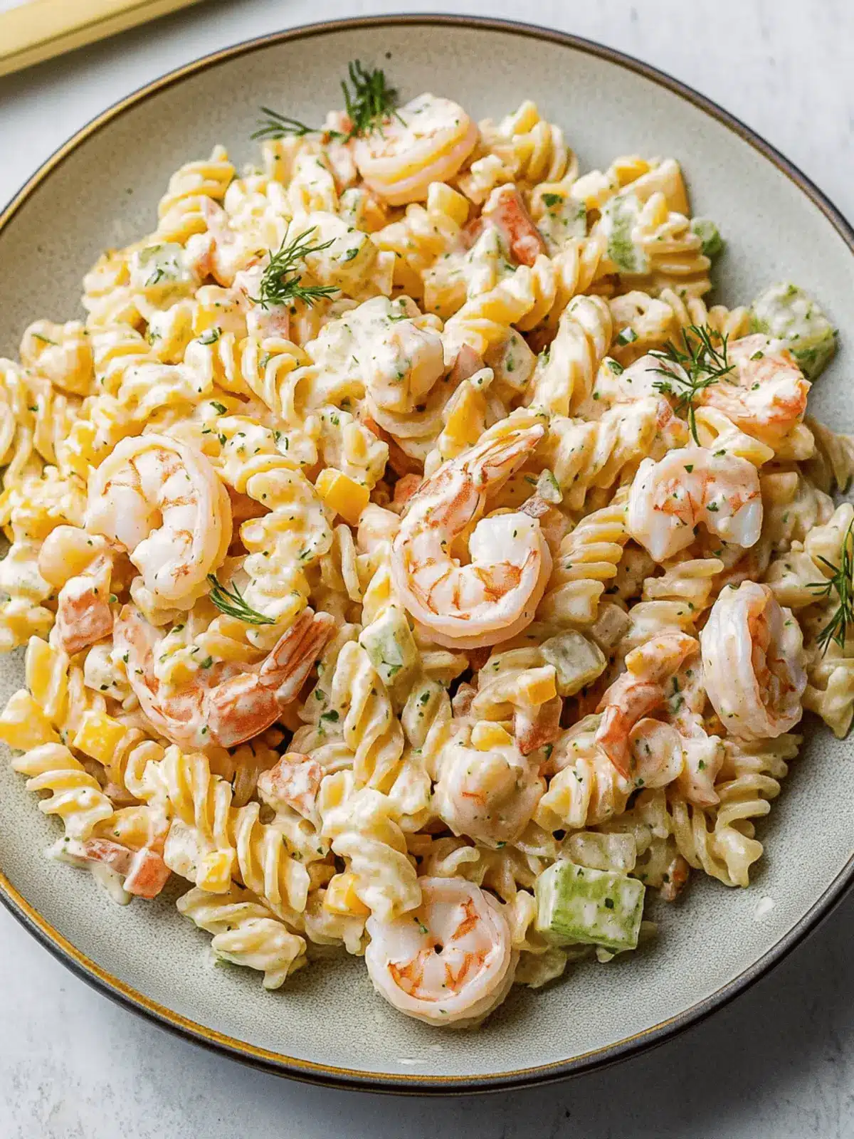 Zesty Shrimp Pasta Salad for a Perfect Summer Feast 5 Shrimp Pasta Salad