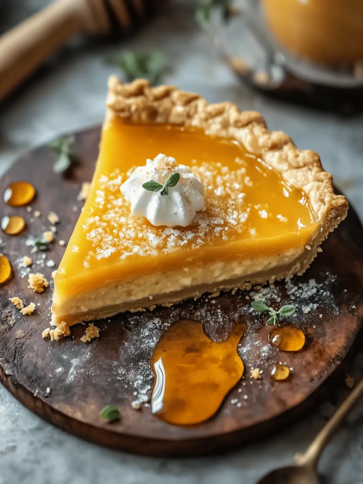 Indulge in Salted Whiskey Honey Pie for Ultimate Comfort 2 Salted Whiskey Honey Pie