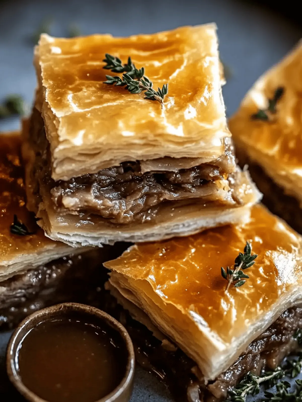 Savory French Dip Squares That Everyone Will Devour 3 French Dip Squares