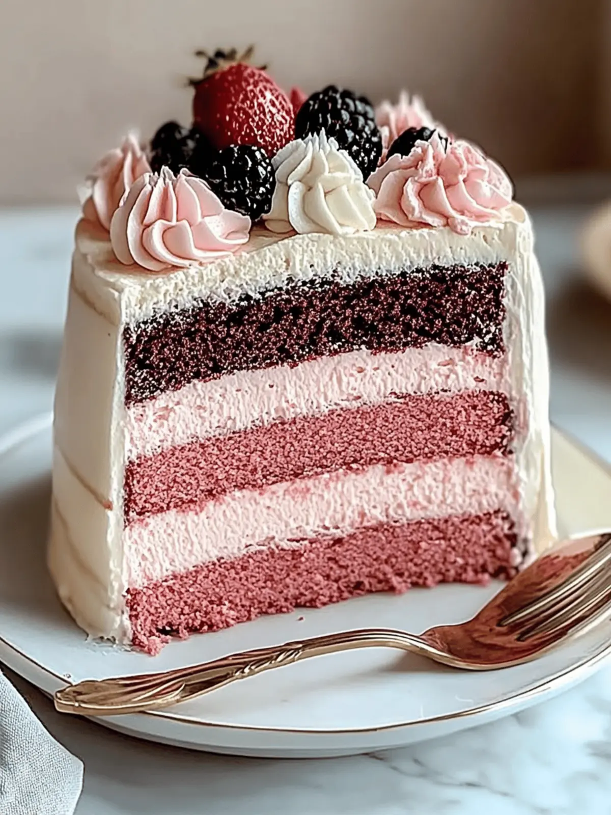Layered Neapolitan Cake: Your Sweet Twist on a Classic Treat 3 Layered Neapolitan Cake