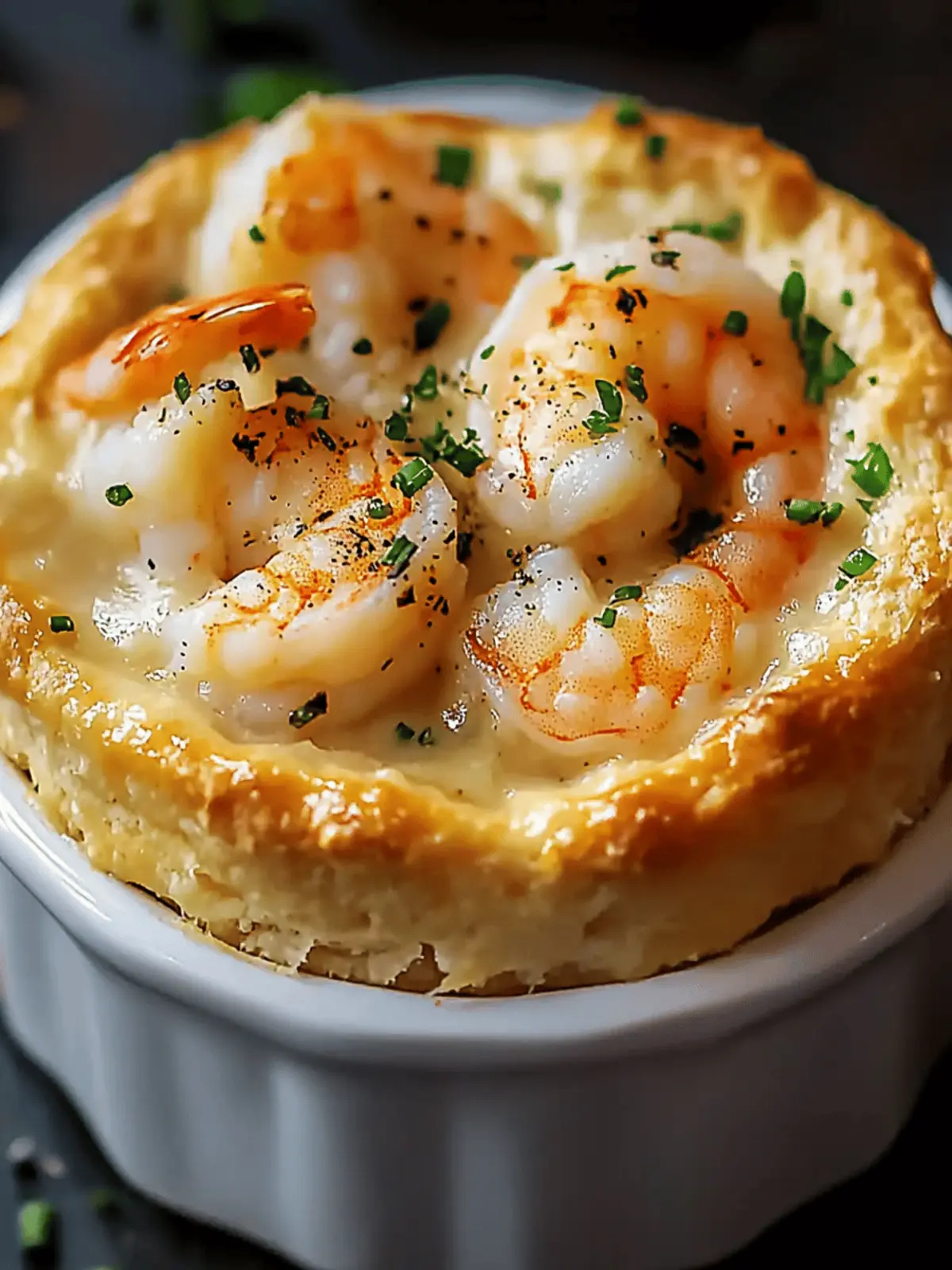 Savory Shrimp & Lobster Cheddar Bay Biscuit Pot Pie Delight 4 Shrimp & Lobster Cheddar Bay Biscuit Pot Pie