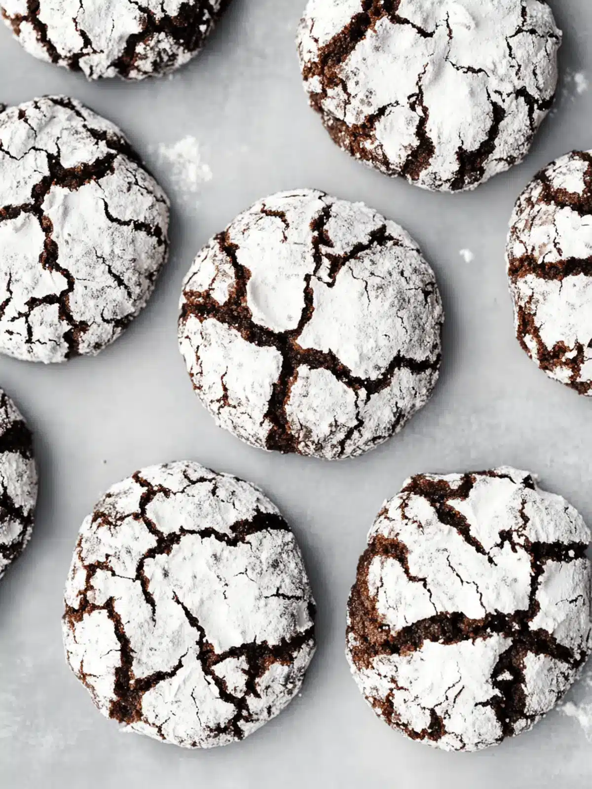 Decadent Chocolate Crinkle Cookies You'll Love Baking at Home 4 Chocolate Crinkle Cookies