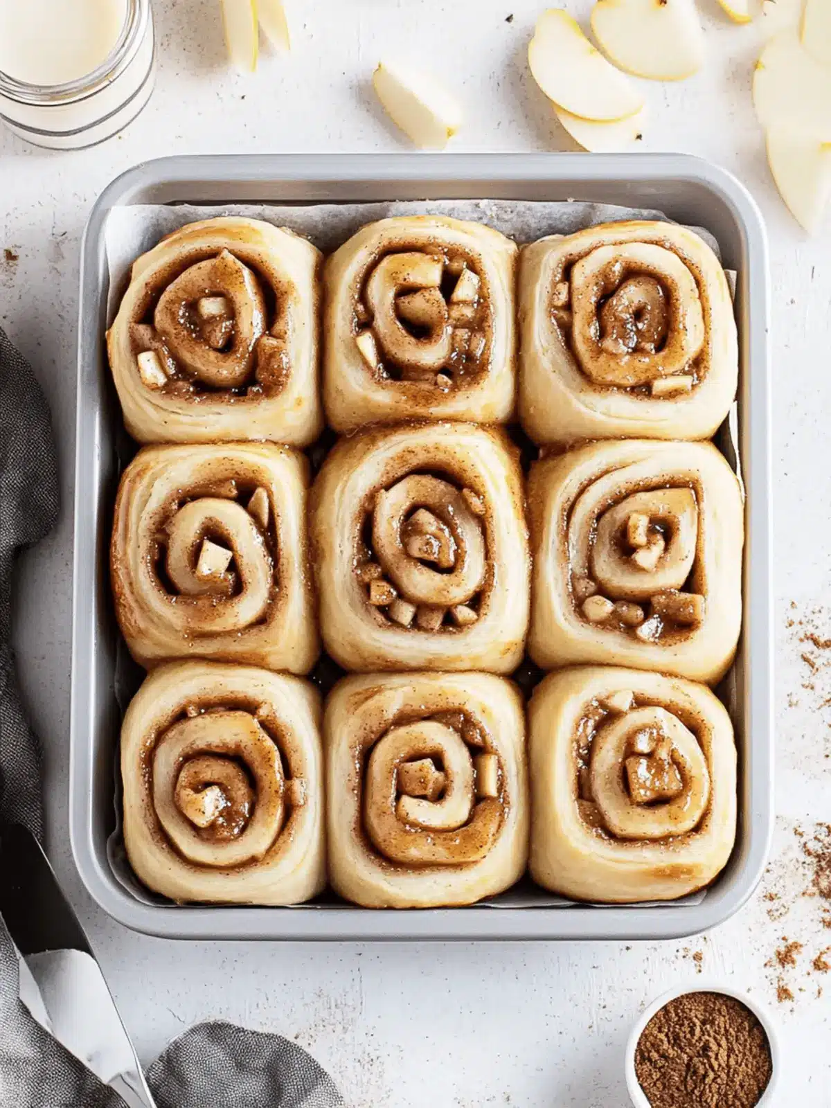 Gooey Soft-Baked Apple Cinnamon Rolls to Elevate Your Breakfast 3 Soft-Baked Apple Cinnamon Rolls