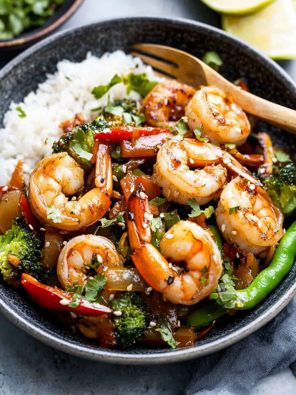 Deliciously Healthy Garlic Shrimp Stir Fry in 30 Minutes! 4 Healthy Garlic Shrimp Stir Fry