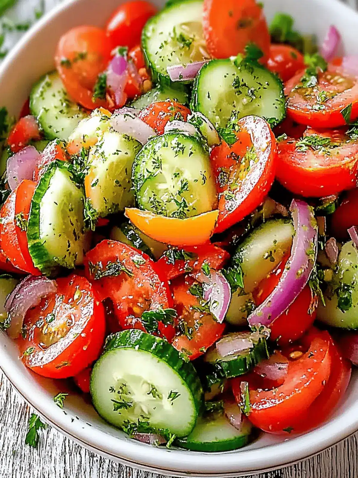 Mediterranean Tomato Cucumber Salad: Your Summer Flavor Fix 3 Mediterranean Tomato Cucumber Salad