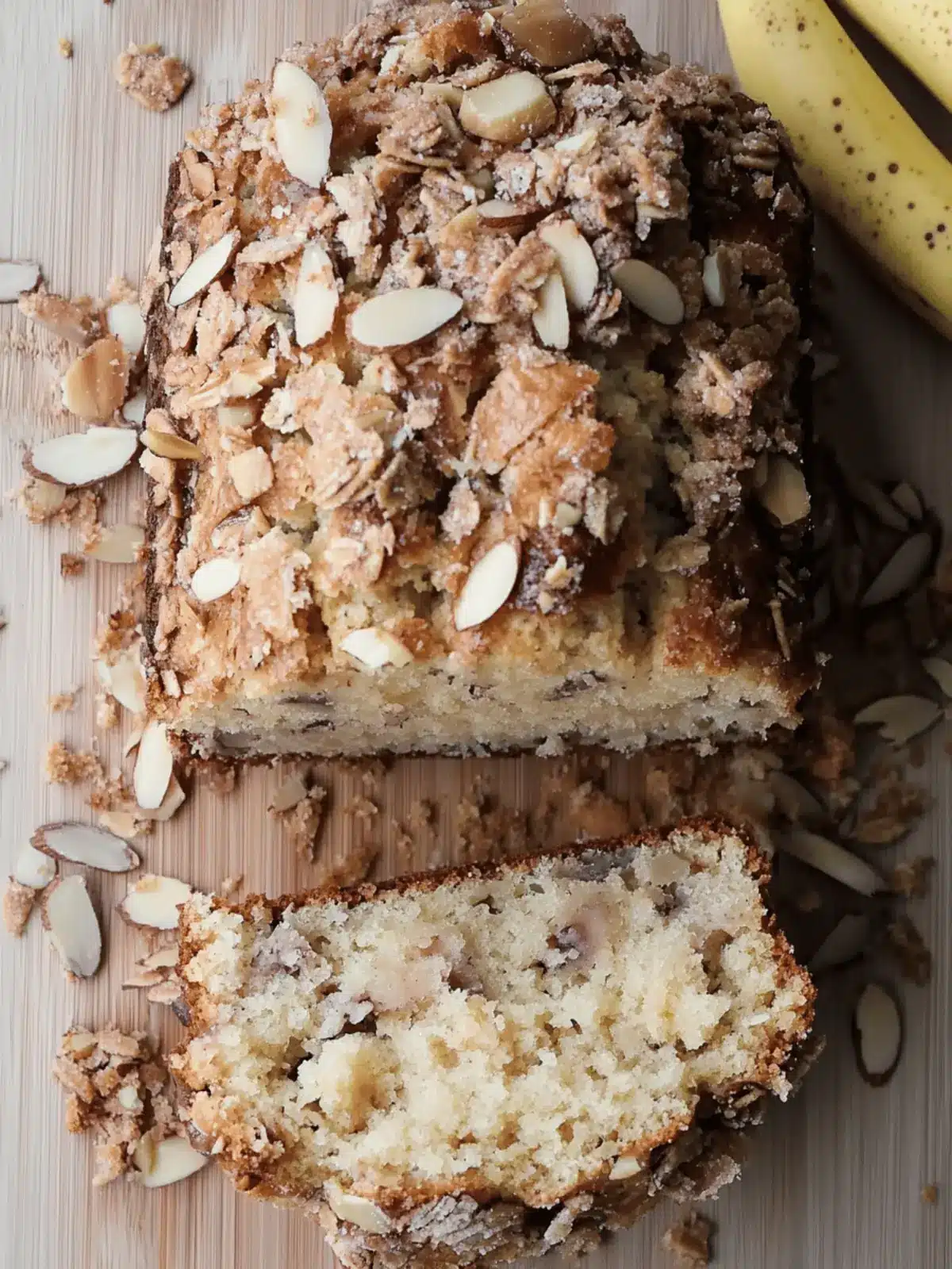 Almond Croissant Banana Bread: A Cozy Twist for Your Morning 3 Almond Croissant Banana Bread