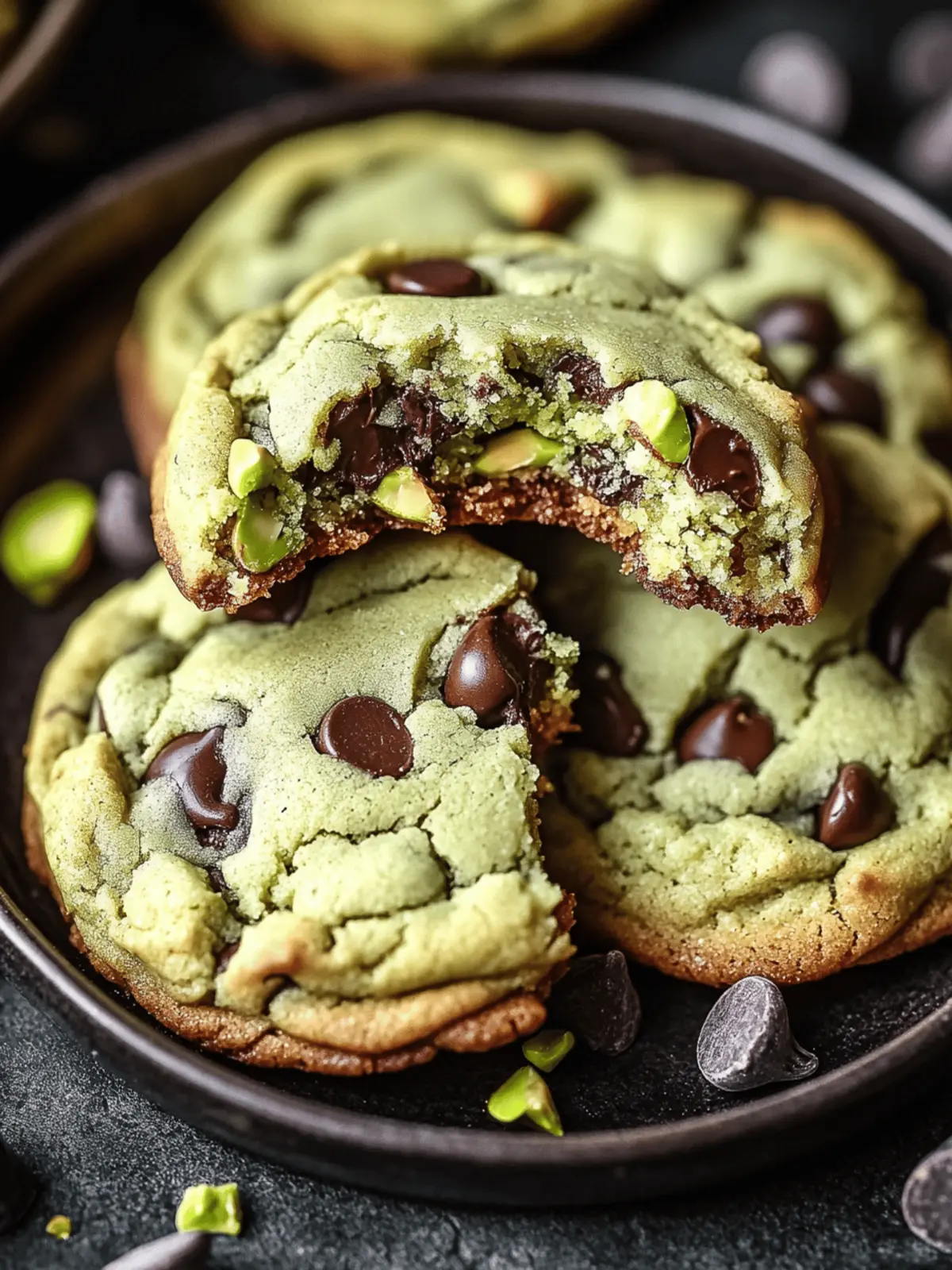 Decadent Pistachio Cream Chocolate Chip Cookies to Love 5 Pistachio Cream Chocolate Chip Cookies