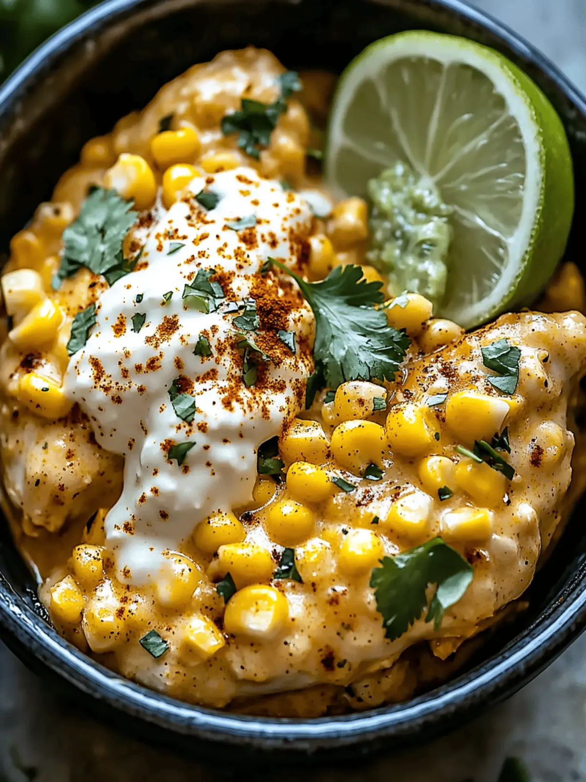 Slow Cooker Street Corn Chicken: Creamy Breeze of Flavor 3 Slow Cooker Street Corn Chicken