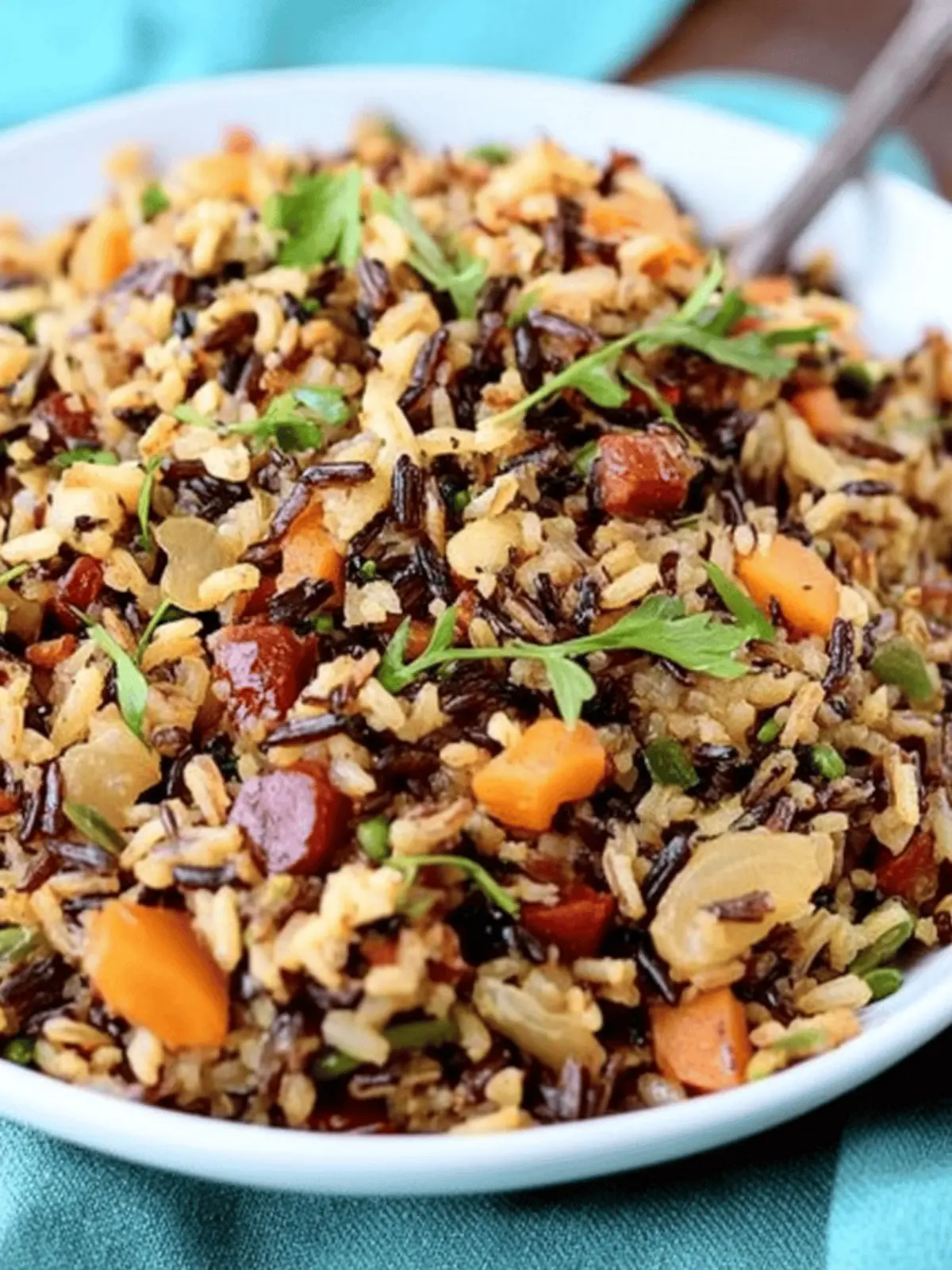 Thanksgiving Wild Rice Pilaf Bursting with Cranberry Flavor 2 Thanksgiving Wild Rice Pilaf