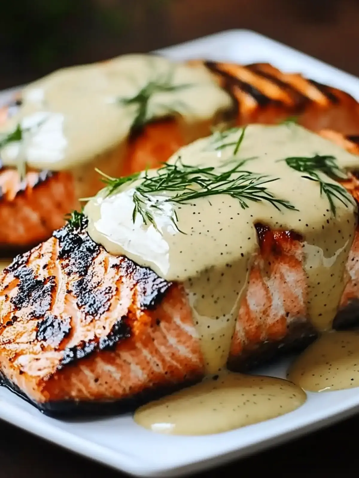 Grilled Salmon with Dijon Mustard Sauce: A Flavorful Feast 2 Grilled Salmon with Dijon Mustard Sauce