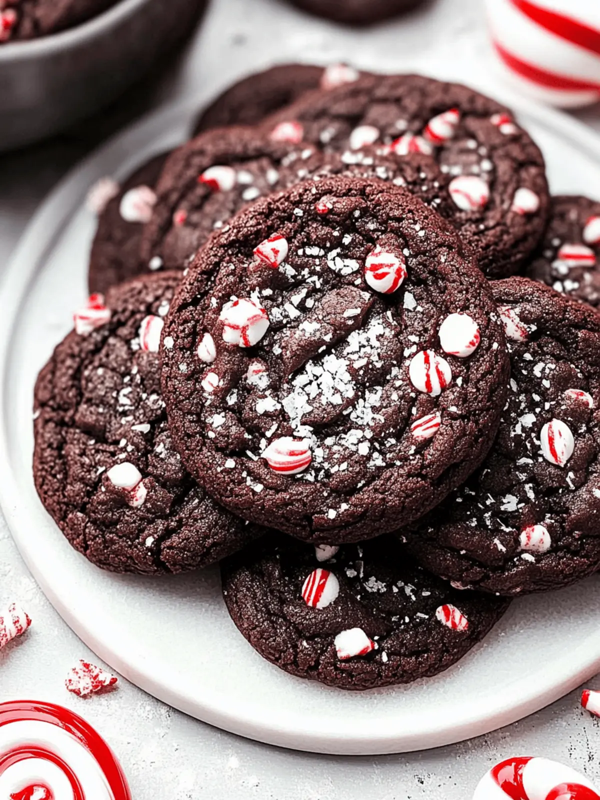 Double Chocolate Peppermint Cookies: Chewy Holiday Bliss 3 Double Chocolate Peppermint Cookies