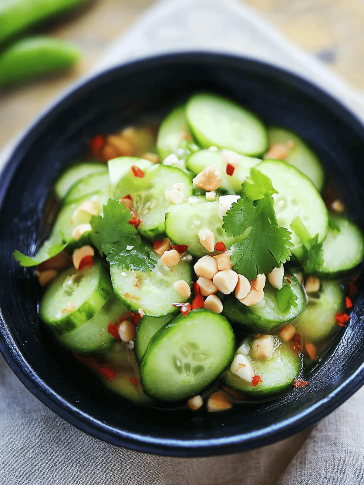 Fresh Thai Cucumber Salad: A Crunchy Twist on Flavor 2 Thai Cucumber Salad