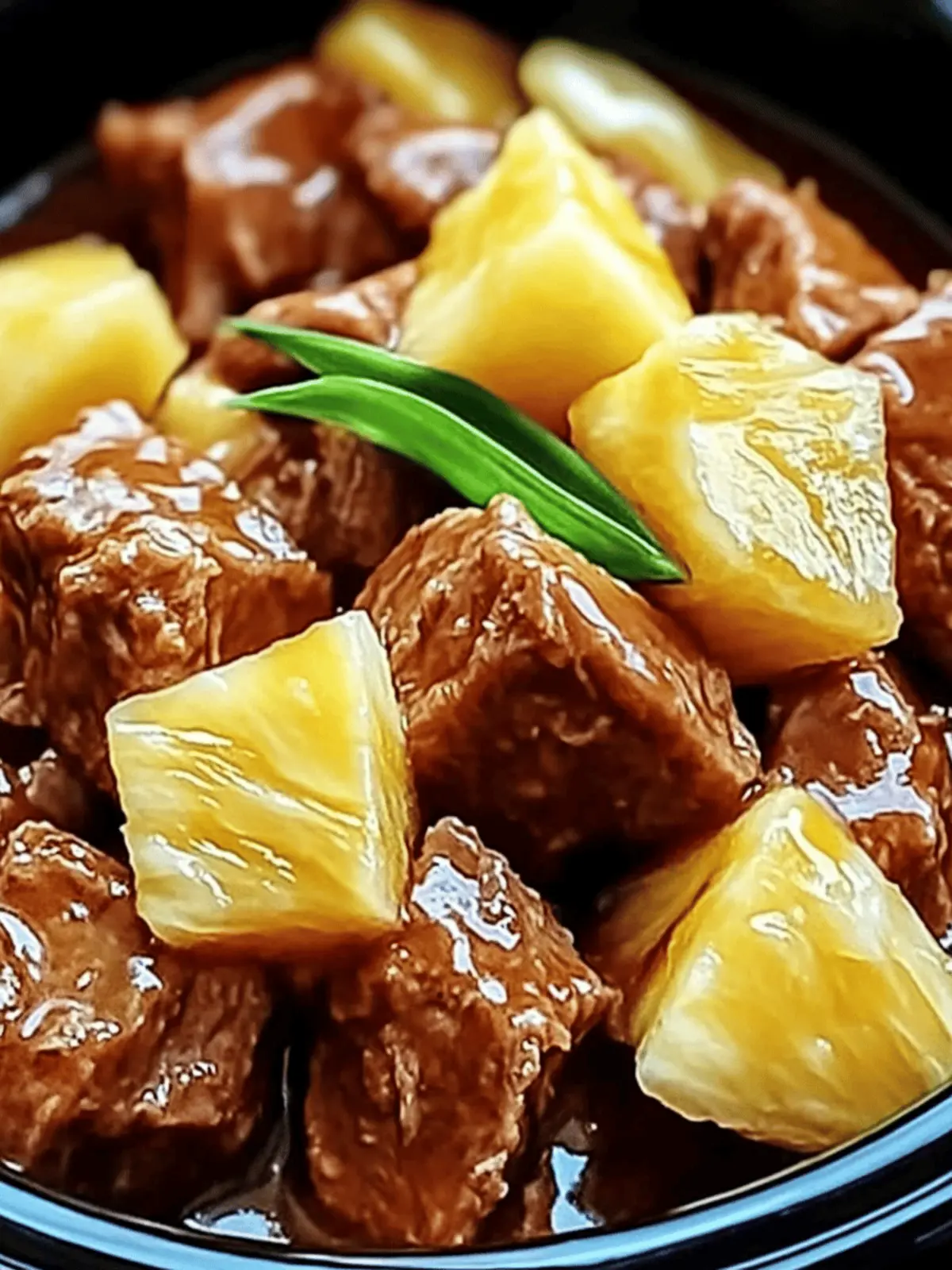 Juicy Pineapple Pork Slow Cooker for Effortless Family Dinners 5 Juicy Pineapple Pork Slow Cooker